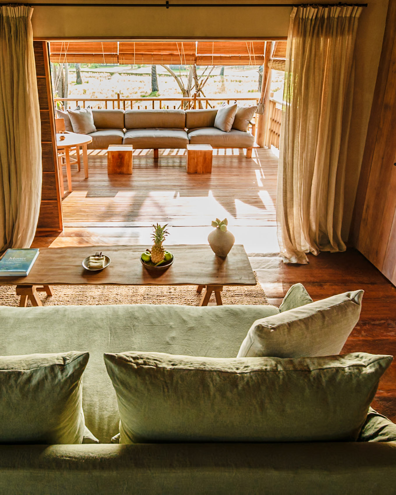 Teakwood bungalows, Siem Reap