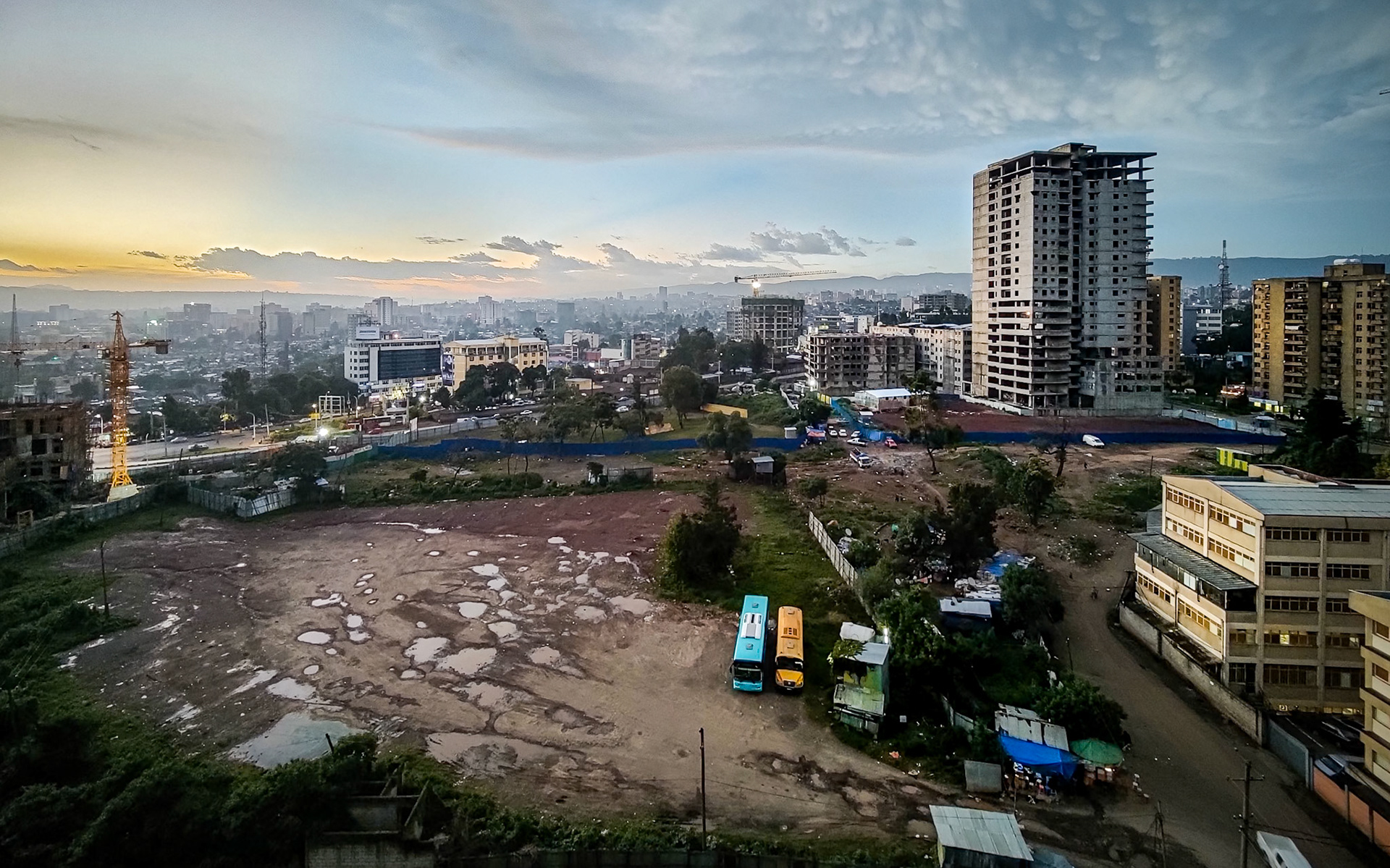 Bus stop, Addis Ababa