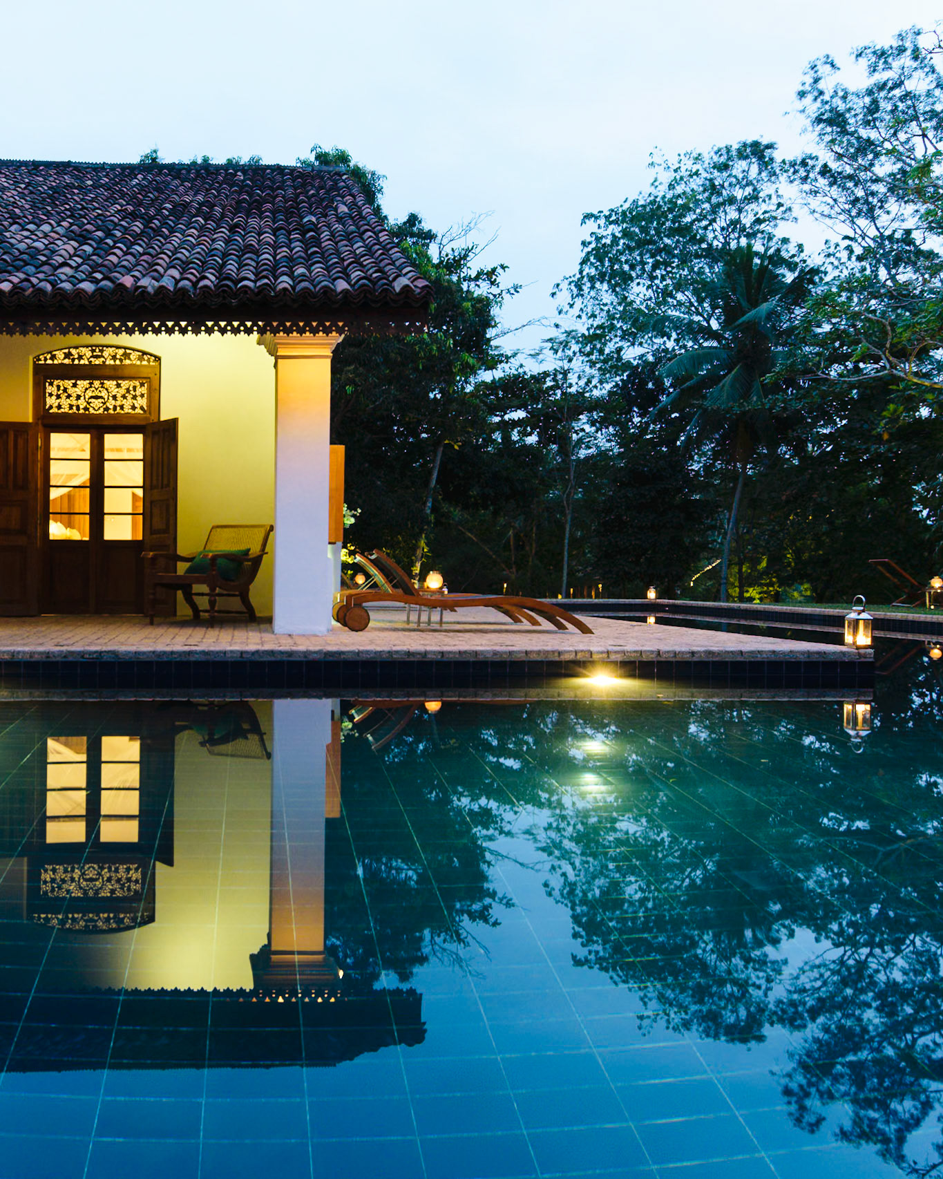 Maya Villa swimming pool, Tangalle, Sri Lanka