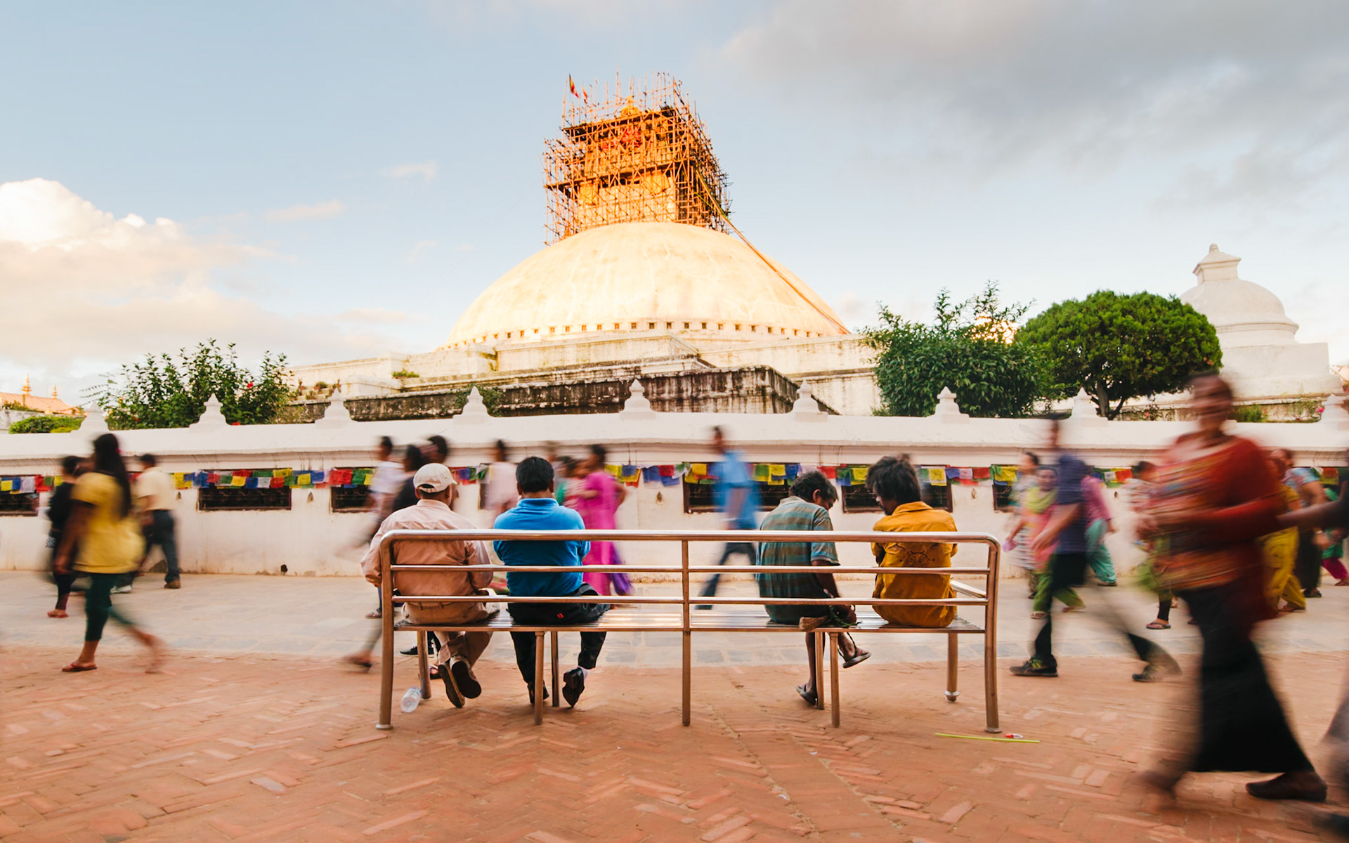 The bench, Kathmandu