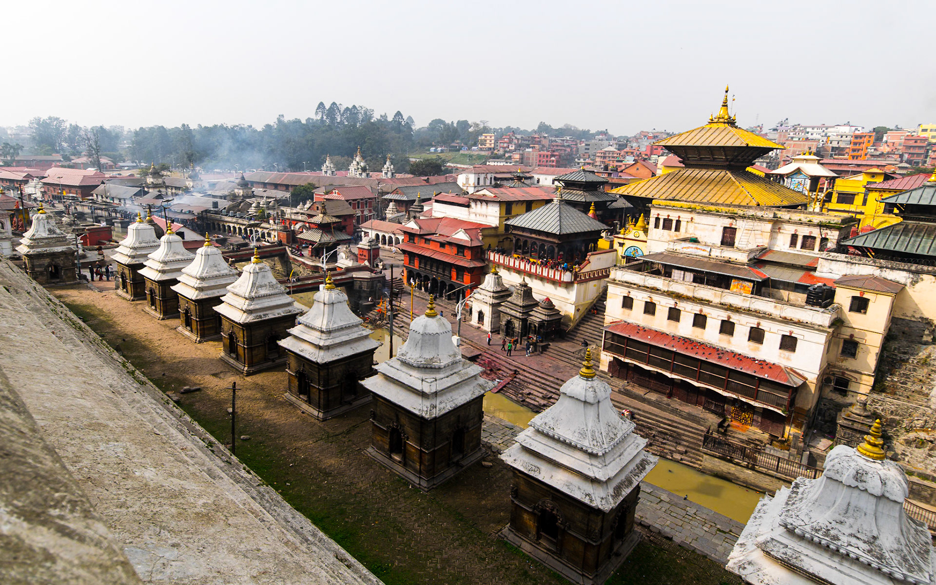 The crematoriums, Kathmandu
