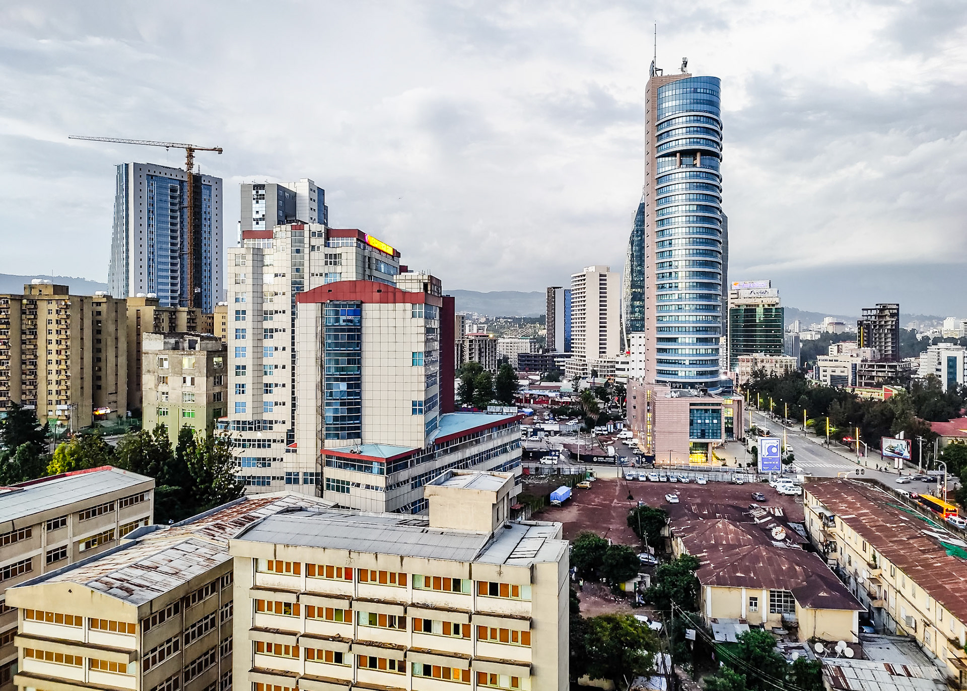 City skyline, Addis Ababa