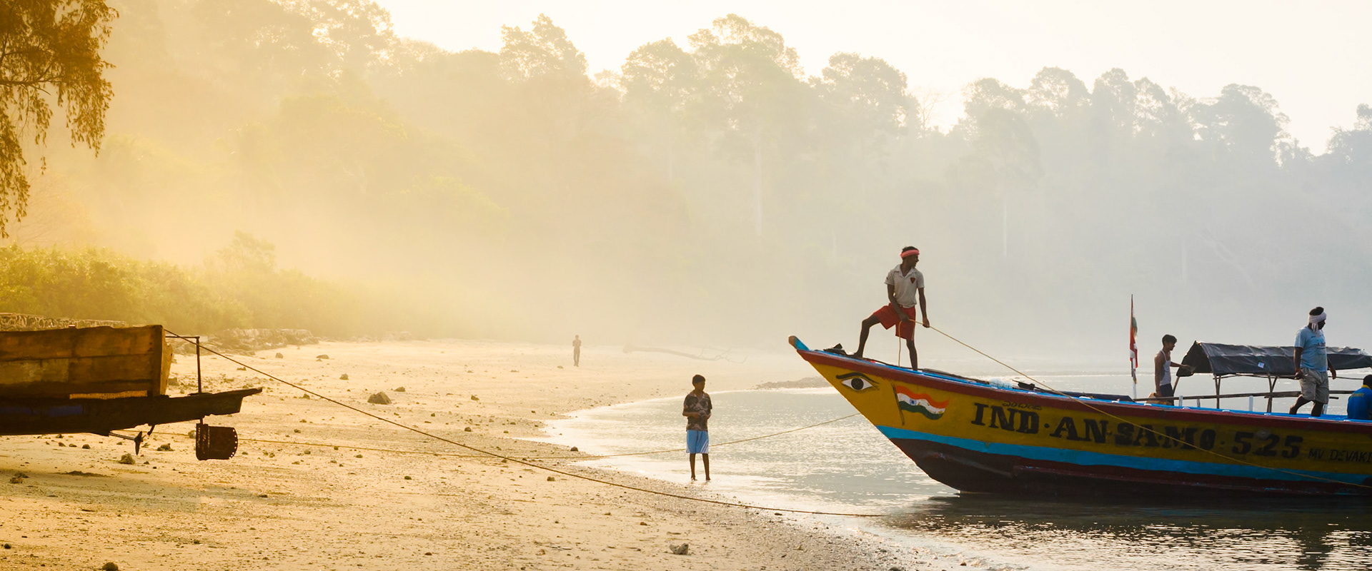 Fishermen returning, Andaman