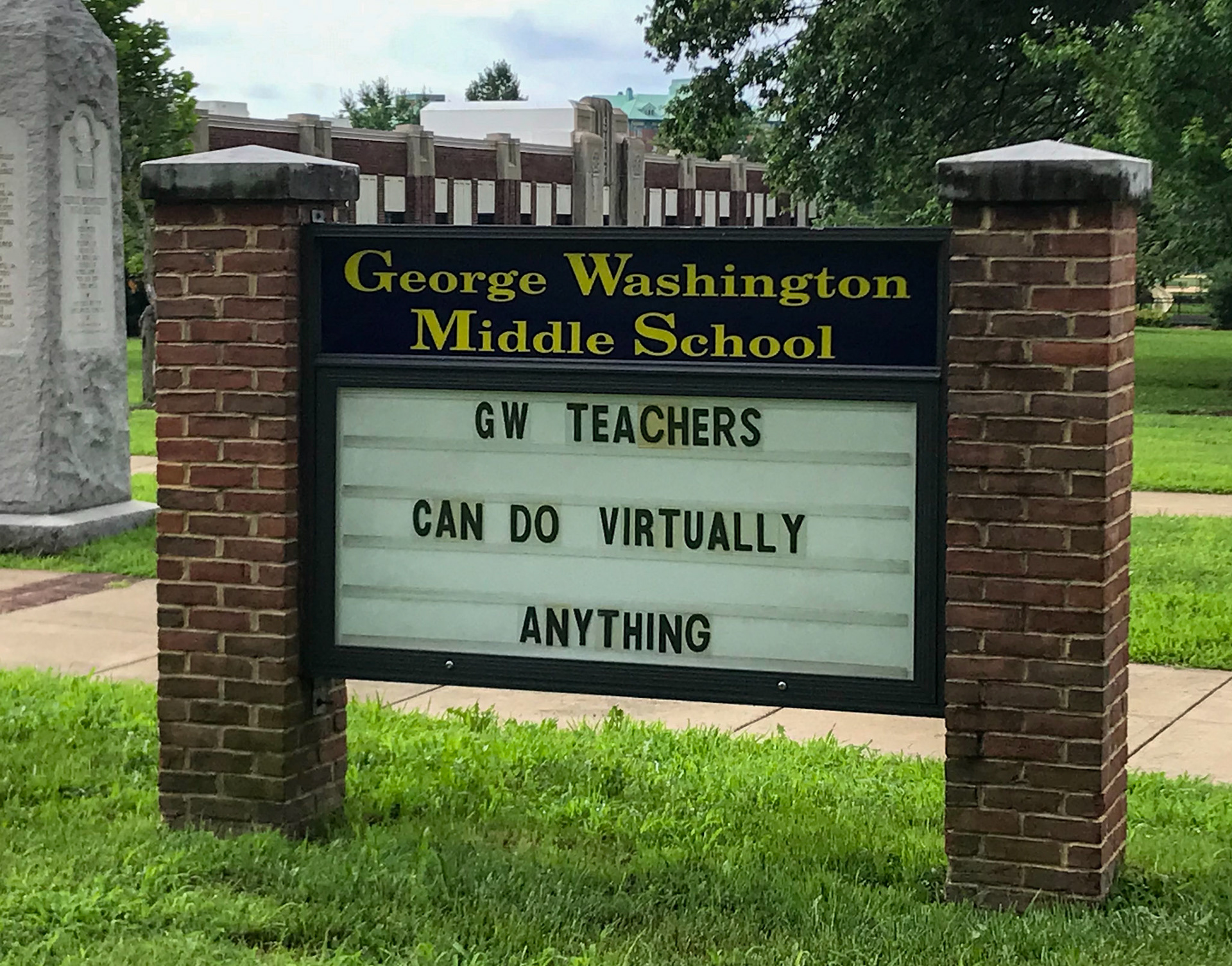 Did you mean "can do anything virtually"?