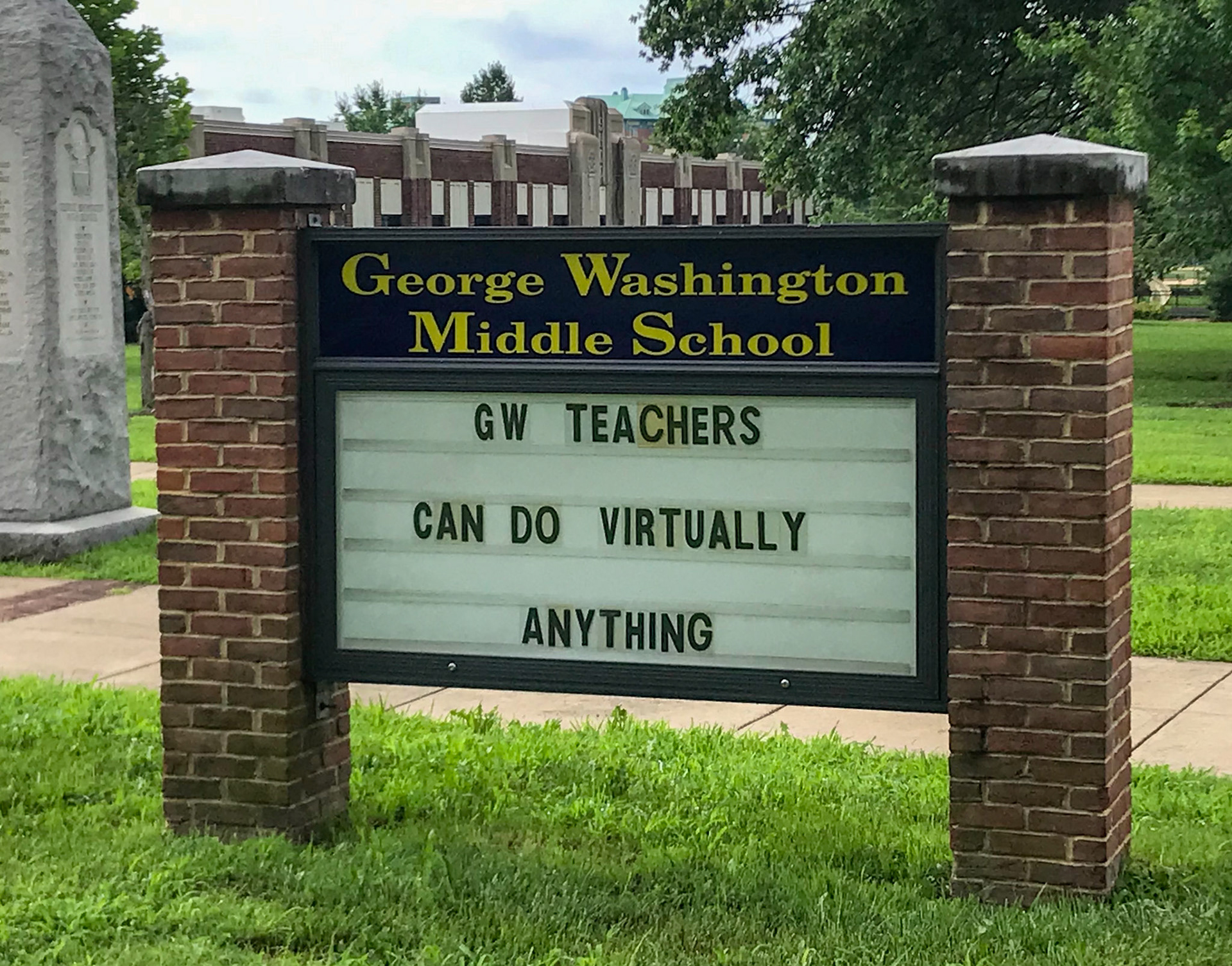 Did you mean "can do anything virtually"?