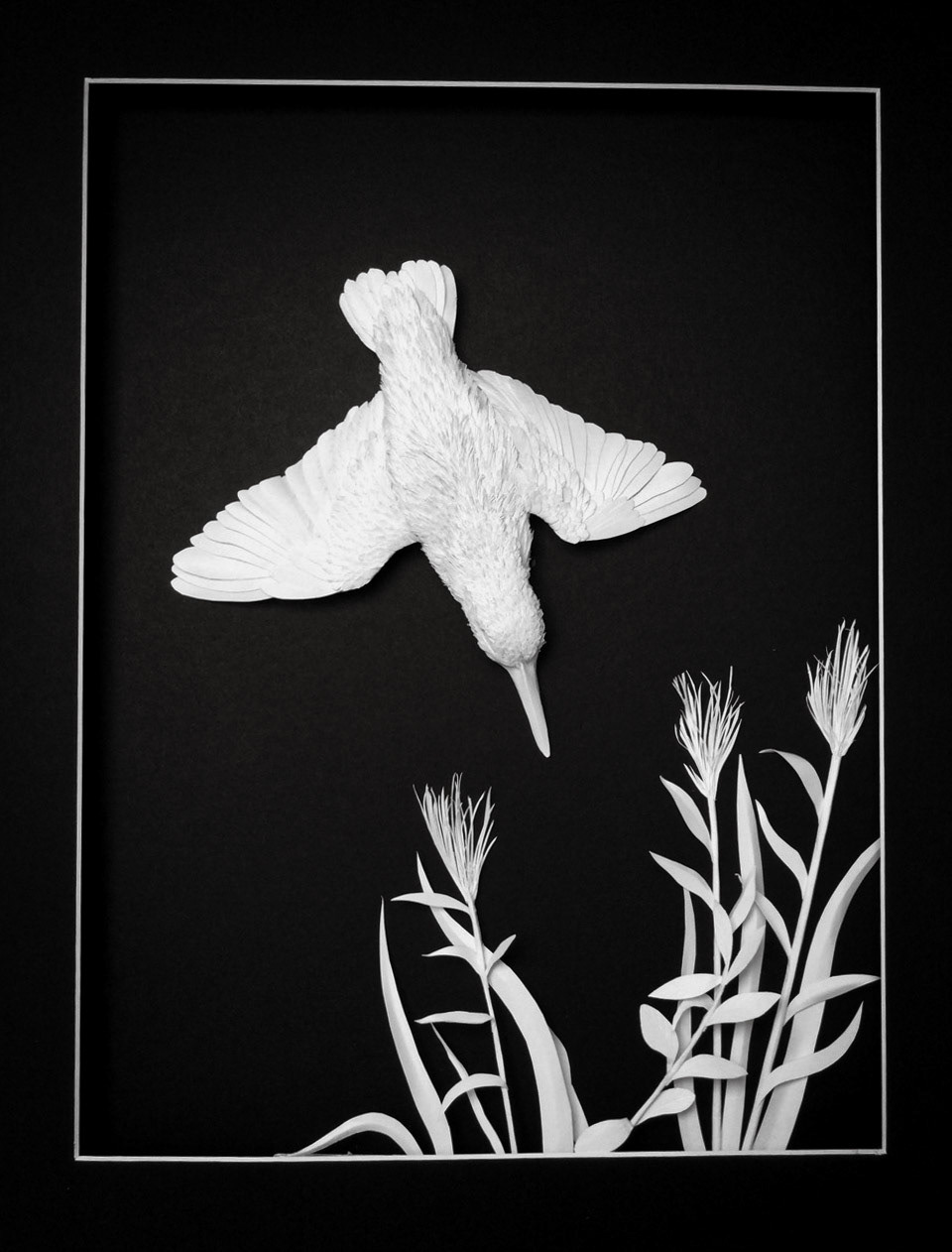 Paper Sculpture, Kingfisher