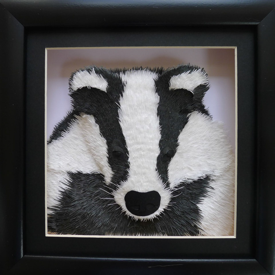 Paper Sculpture, Badger