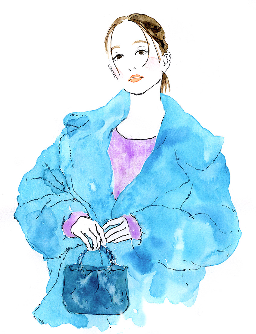堀田真由の似顔絵