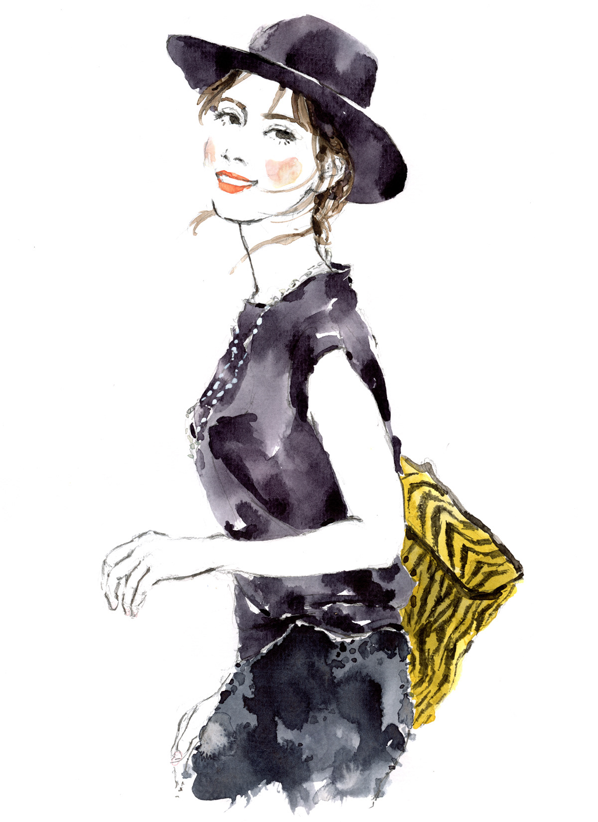 滝沢カレンの似顔絵