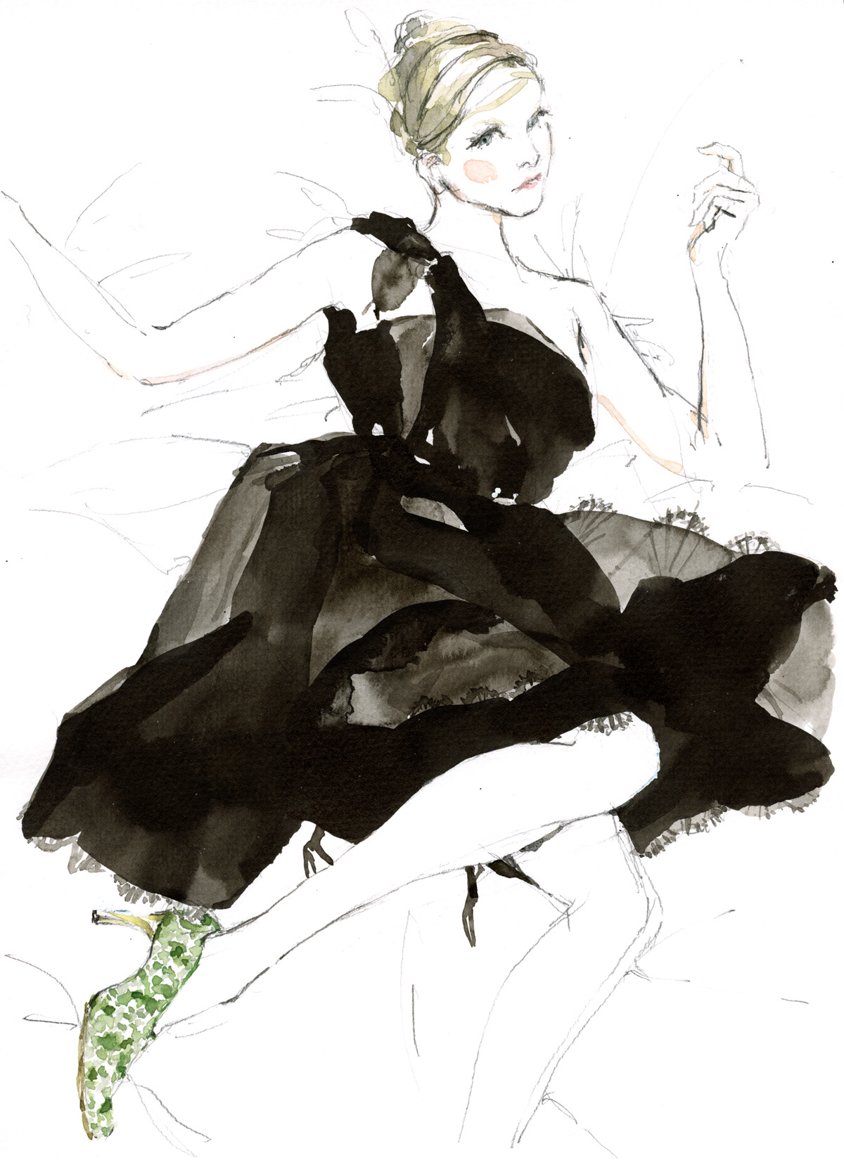 オリビアハミルトンのイラスト