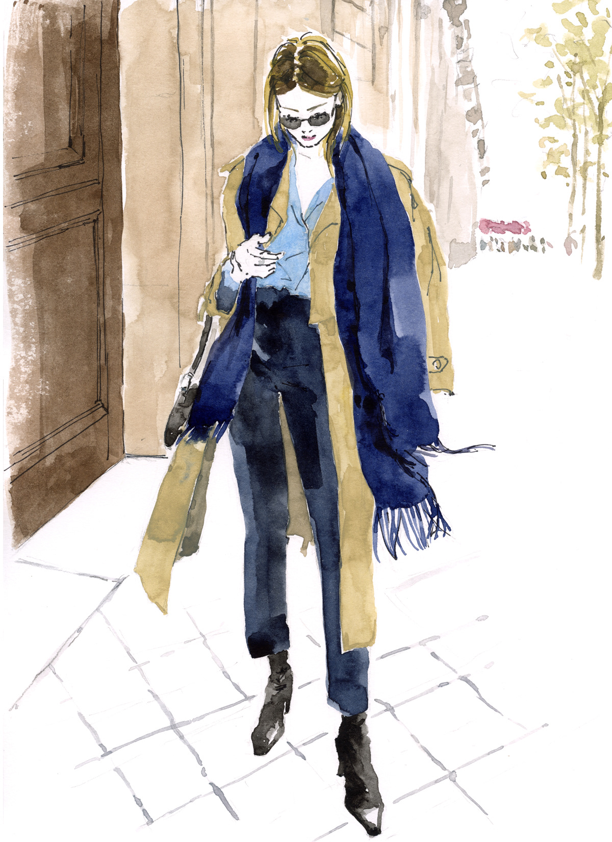 solenelaraの似顔絵イラスト