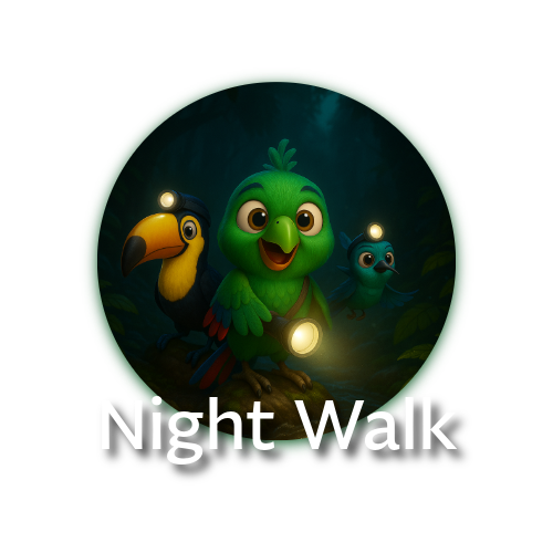 Step into the magic of the cloud forest at night!  Discover frogs, snakes, insects, and even glowing wood on this 1-hour guided night walk.