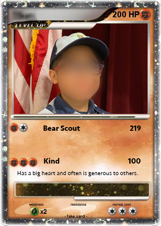 Scout Collector Card Fun