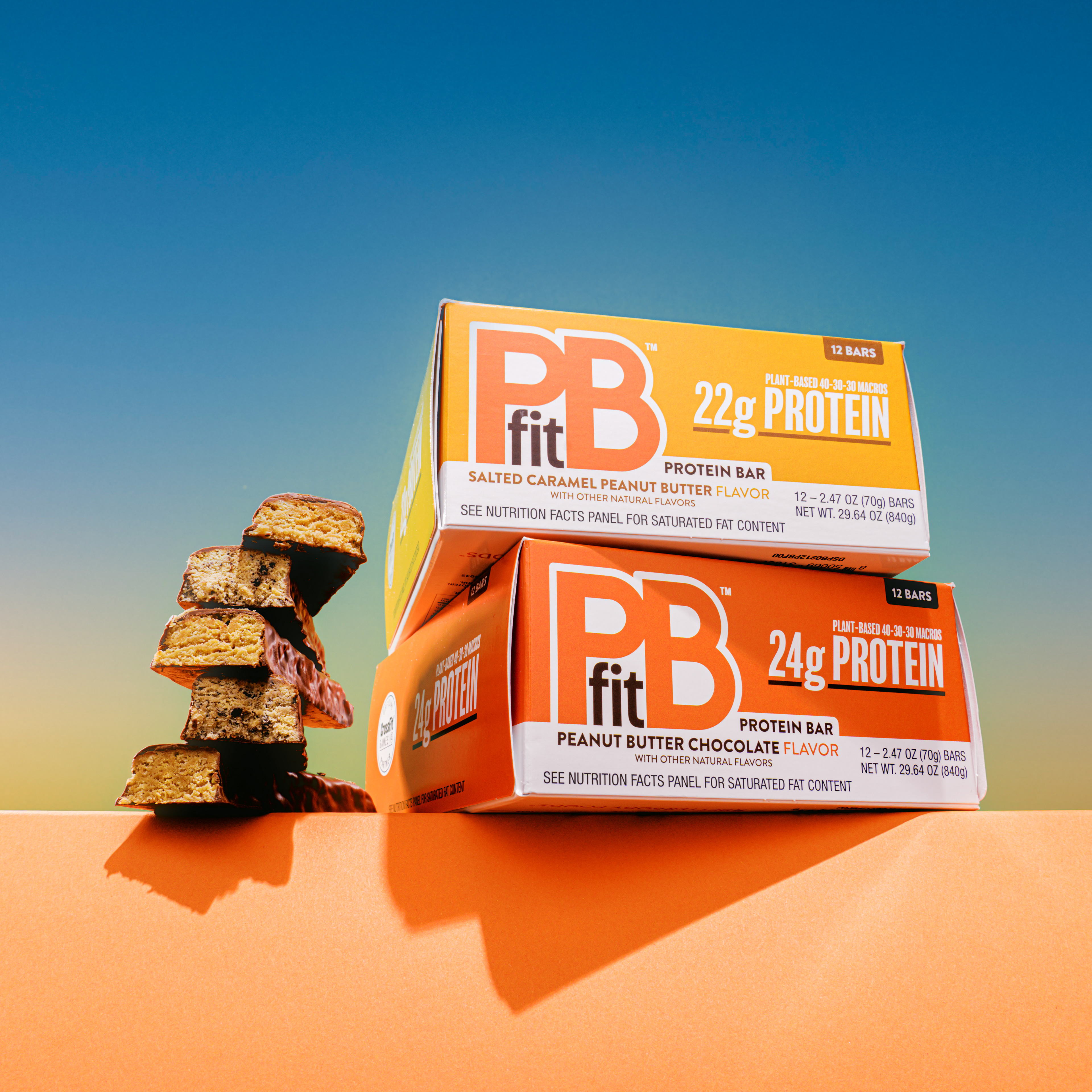 PBfit Protein Bars box images