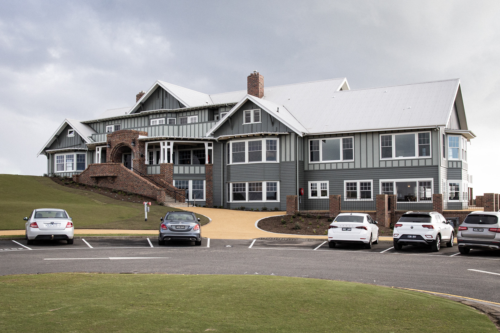 Barwon Heads Golf Club 2025 re-development viewed from the car park