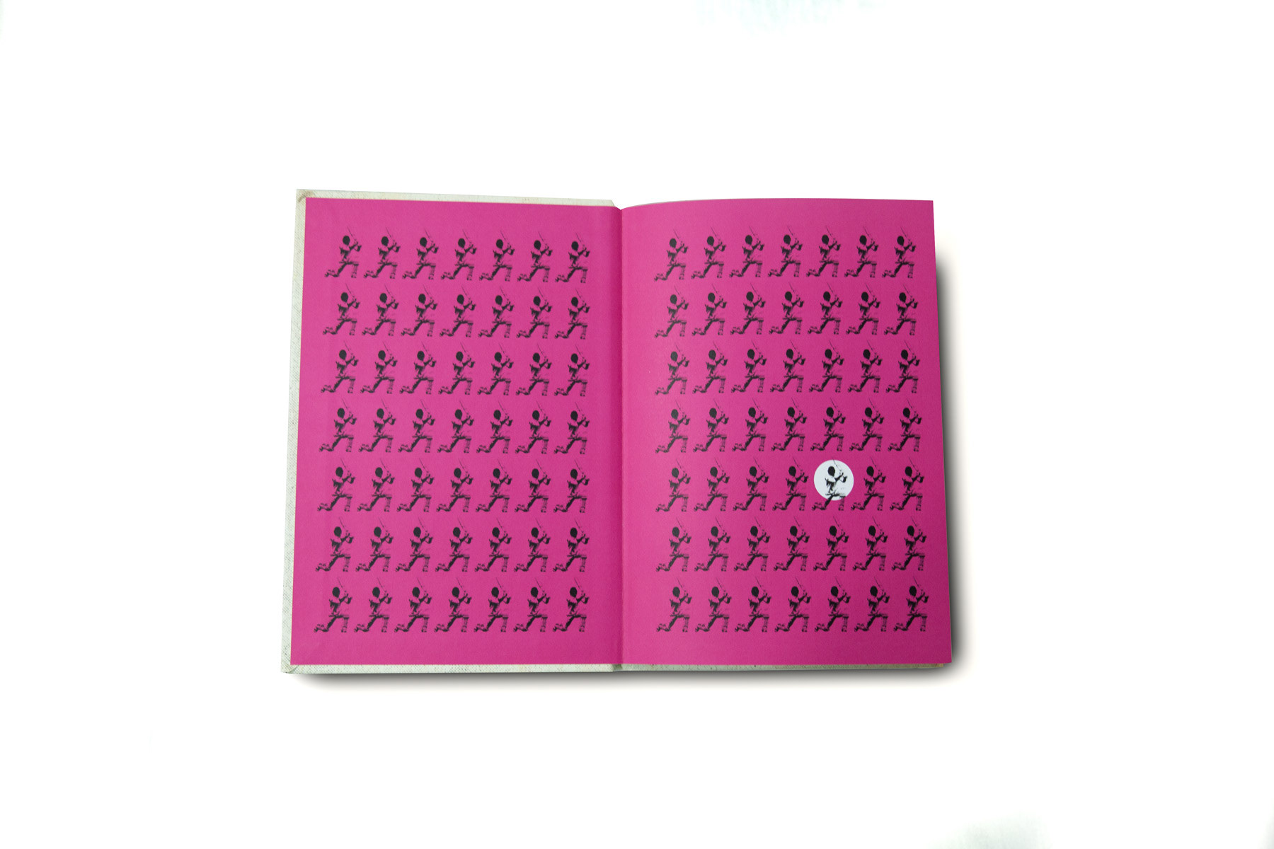 Endpaper spread from Vinciness written by Jon Hotten and designed by Fisher Classics Studio