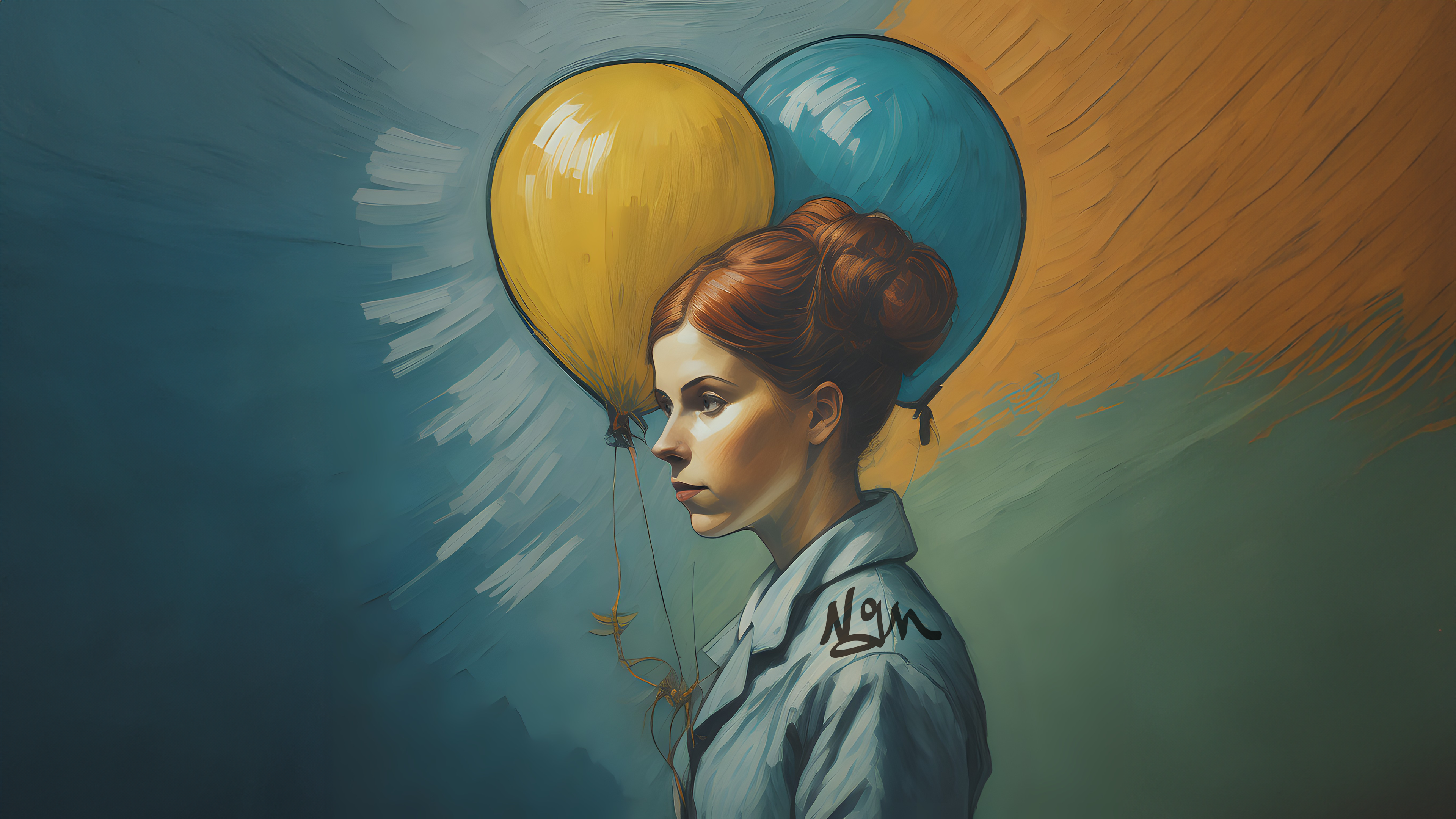 Girl with ballons_A