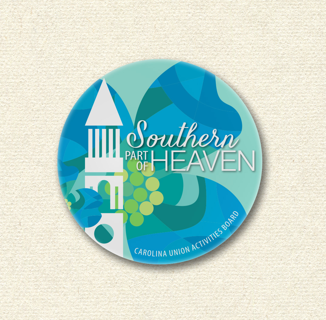 Pinback button for university activities board (Adobe Illustrator)