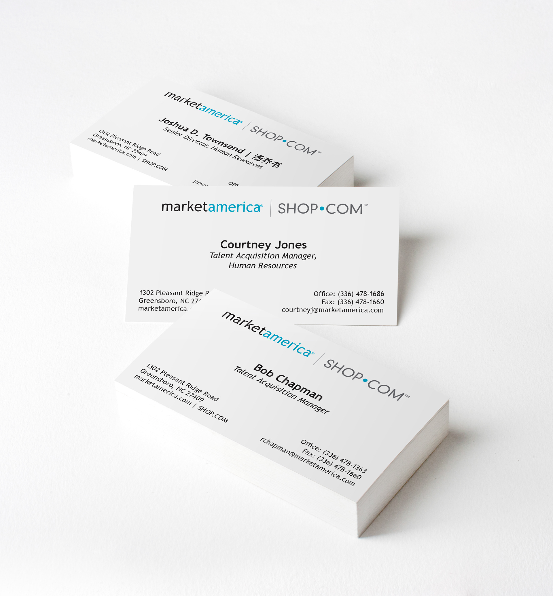 Corporate business cards (Adobe InDesign)