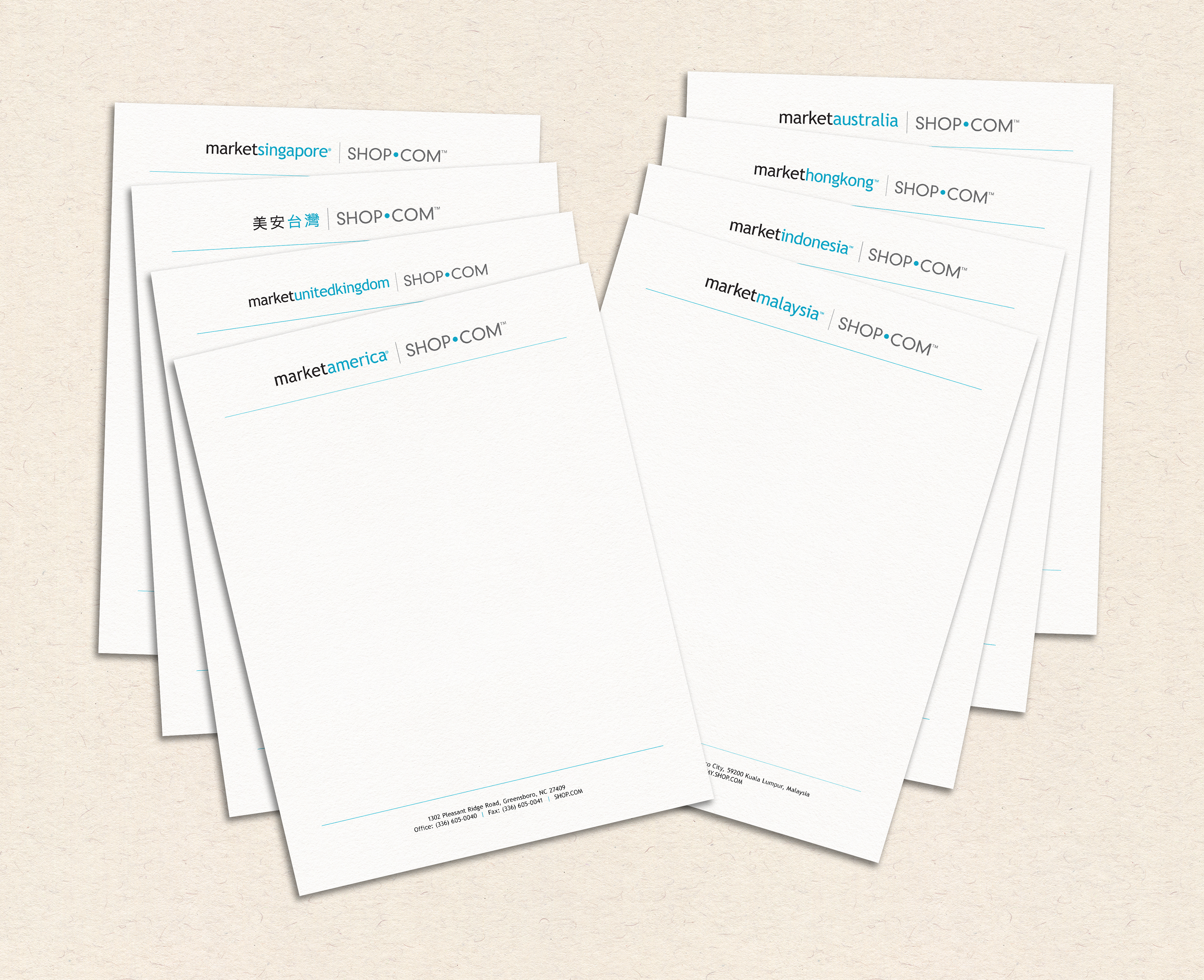 Corporate letterheads (Microsoft Word)
