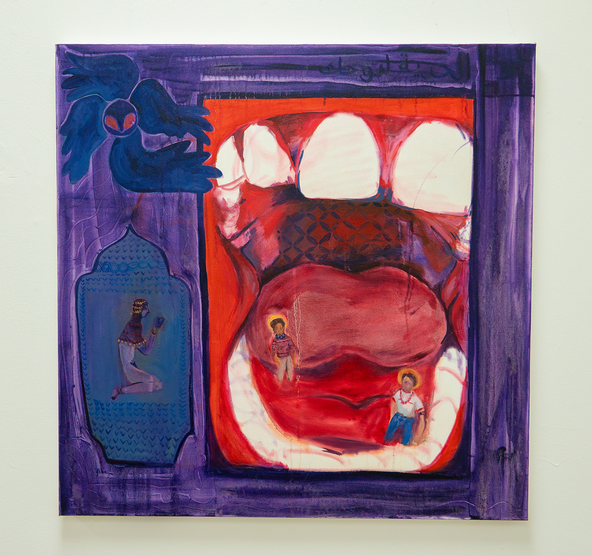 Plastic Jesus, Oil on Canvas, 35 x 35in, 2025