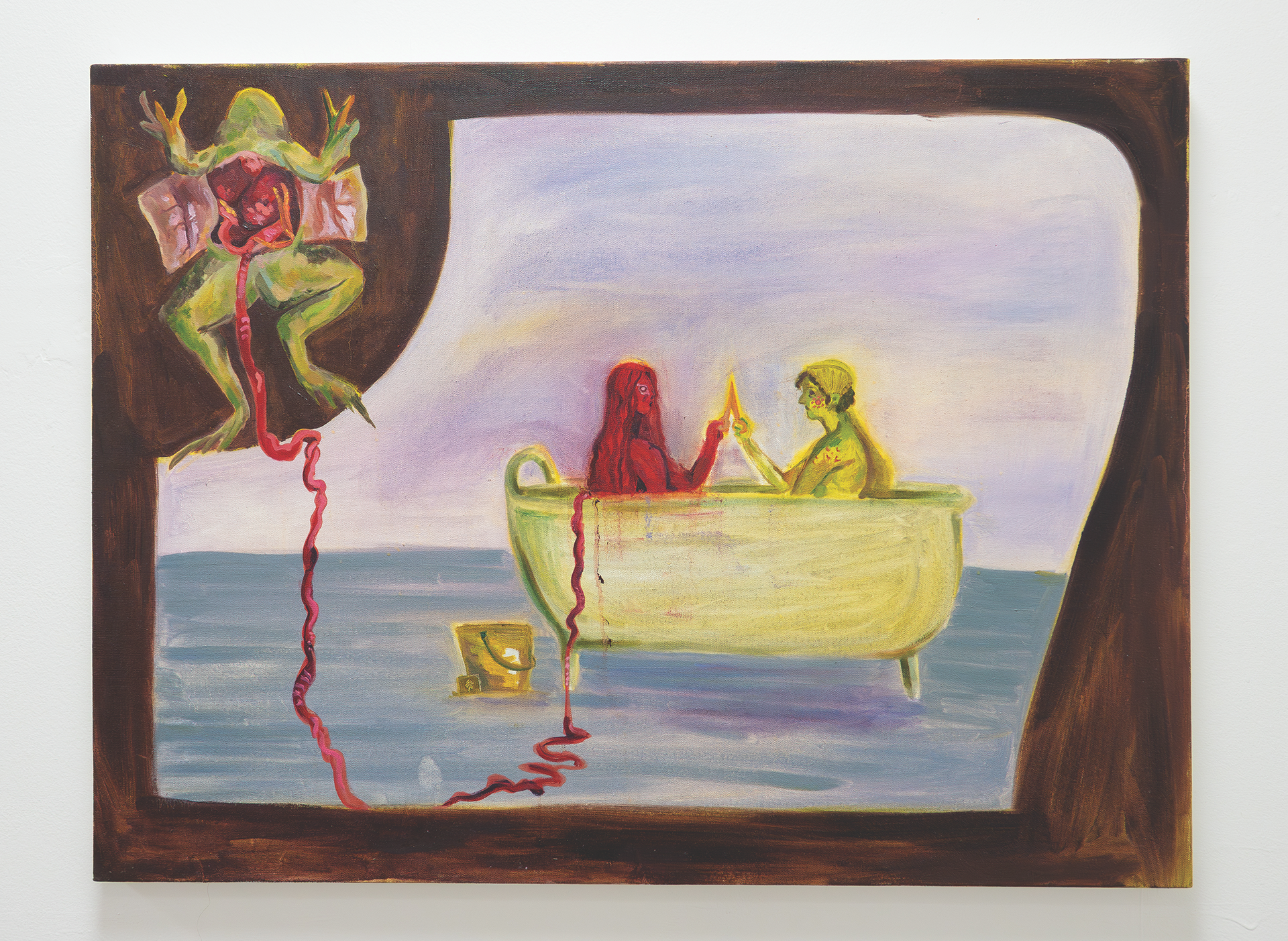 …Well Better Than The Alternative, Oil on Canvas, 30 x 40 in, 2025