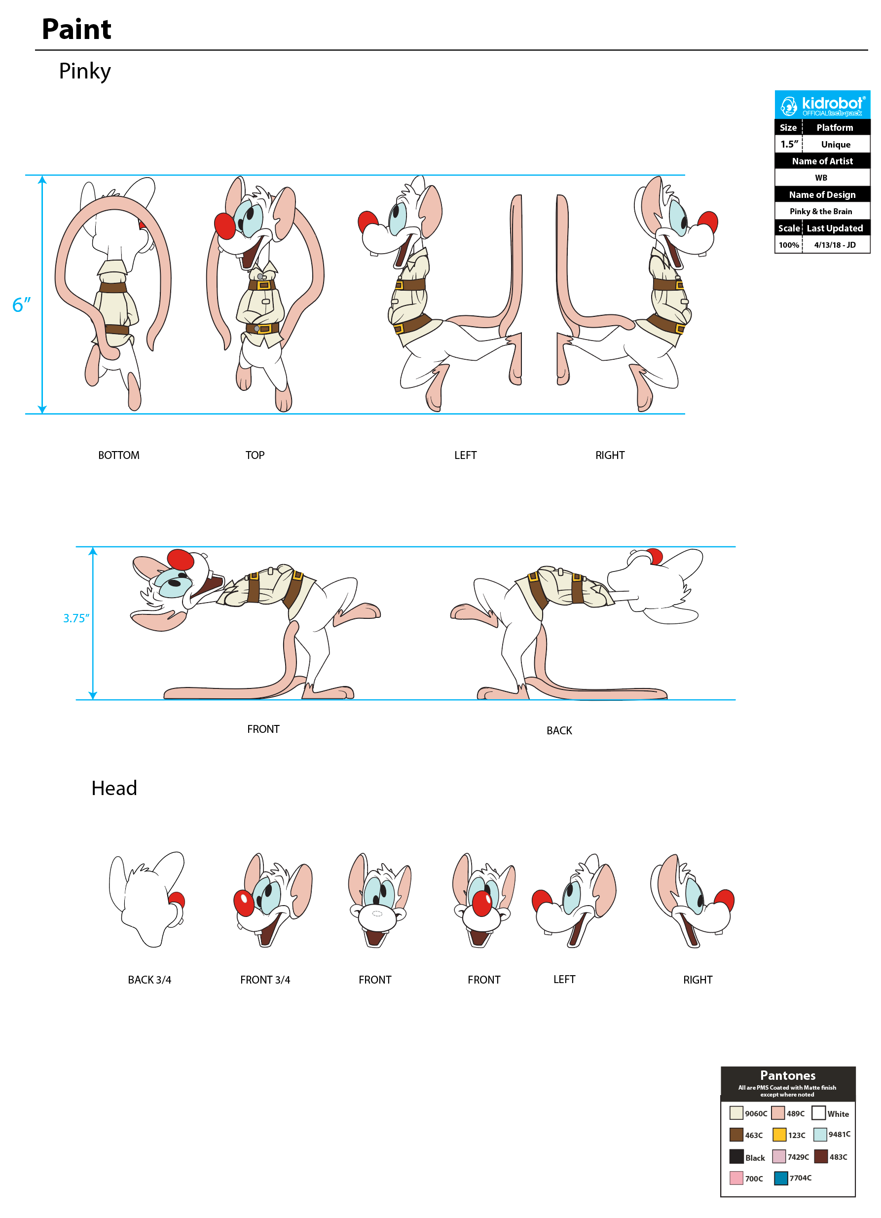 How to Draw Pinky And The Brain