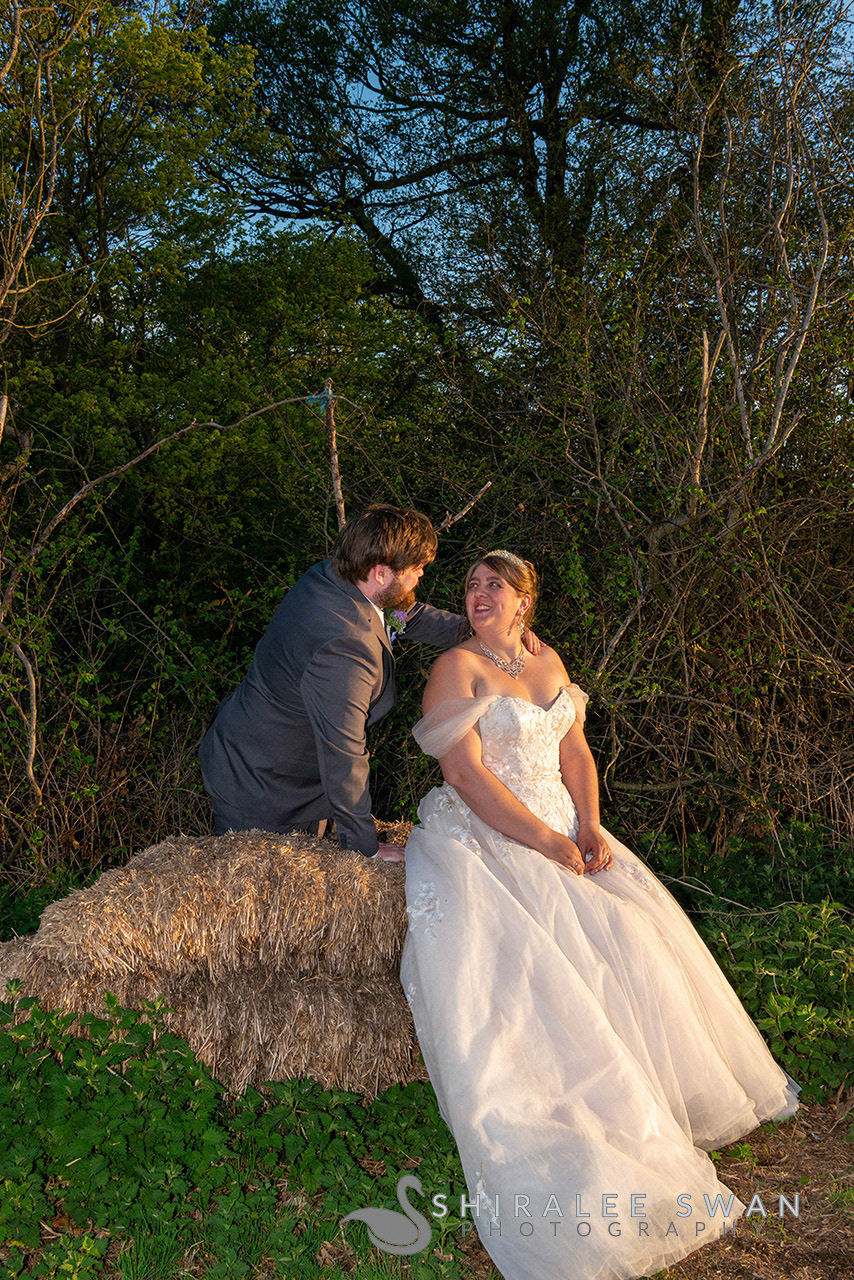 Countryside wedding portraits