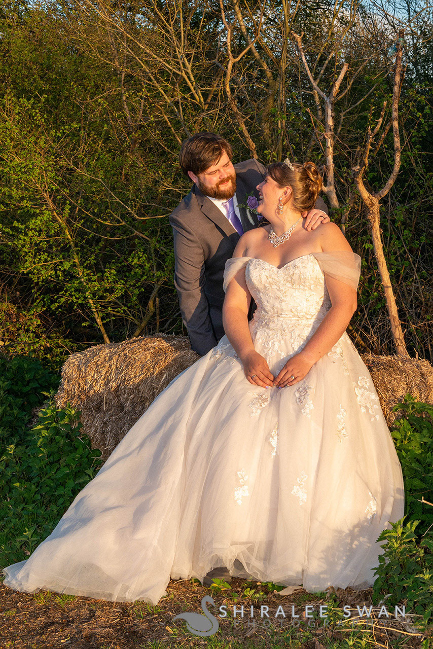 Countryside wedding portraits