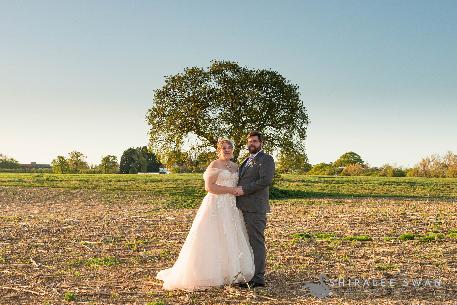 Countryside wedding portraits