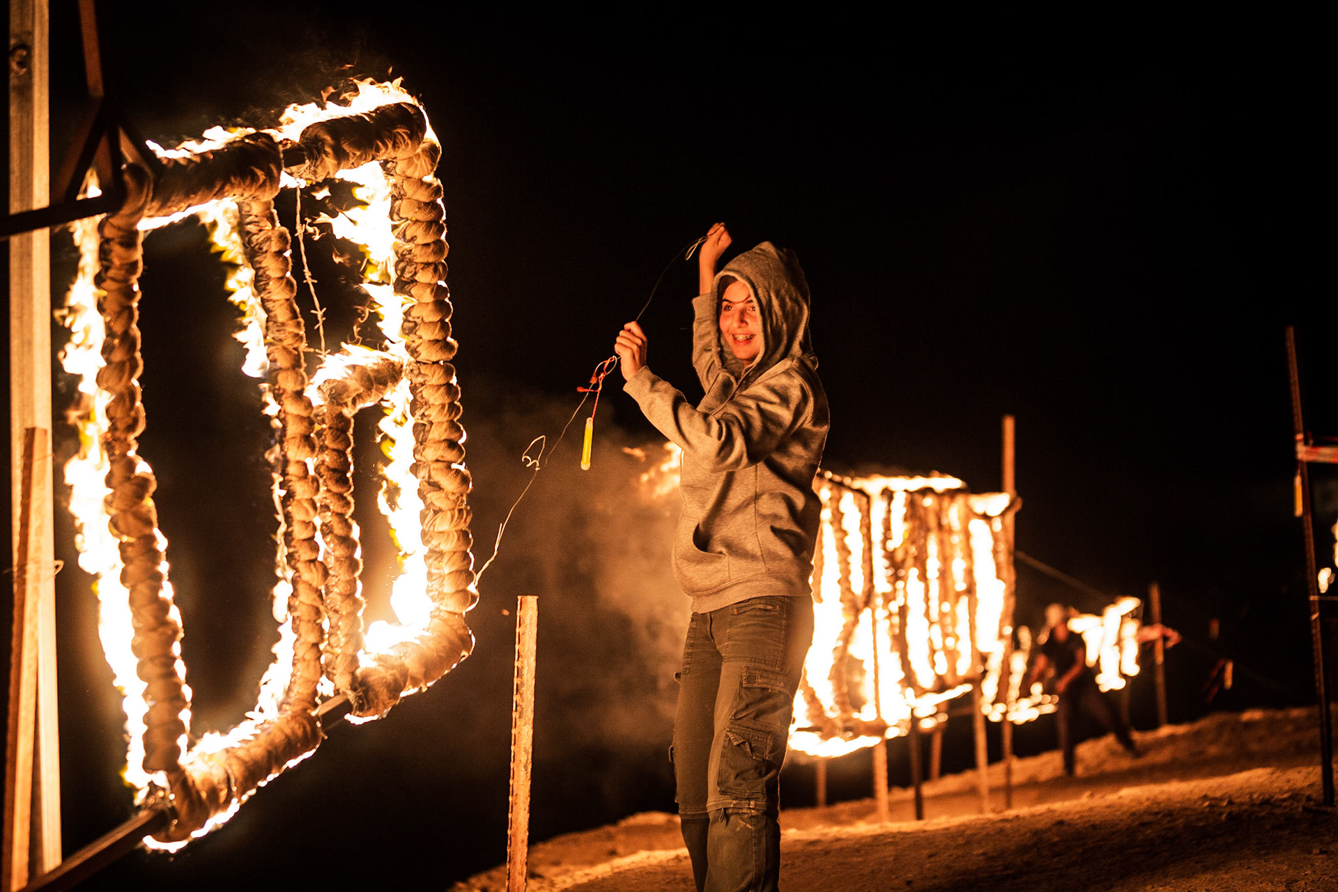 Suf swings her fire letter