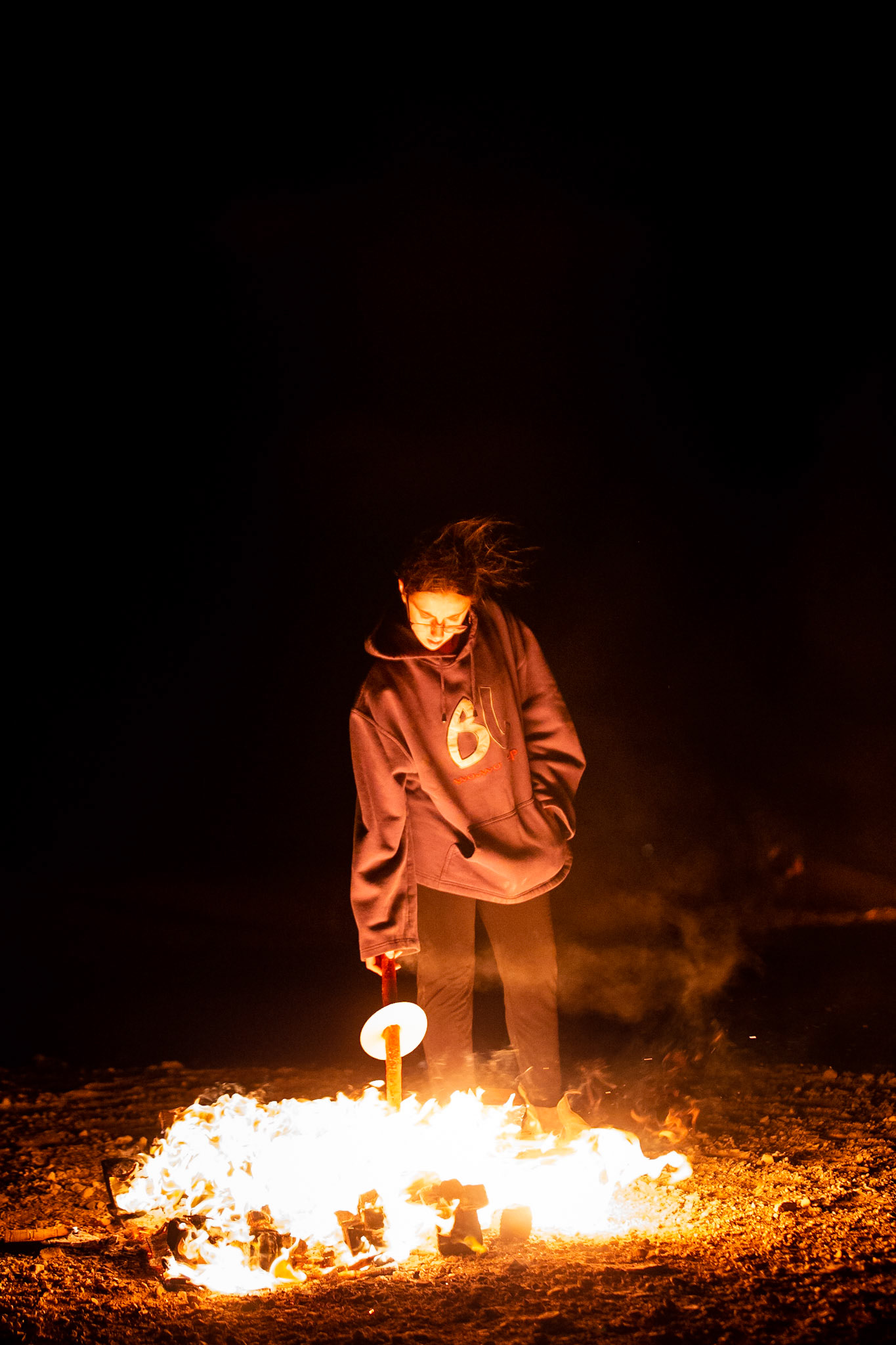 Ayelet lights her torch