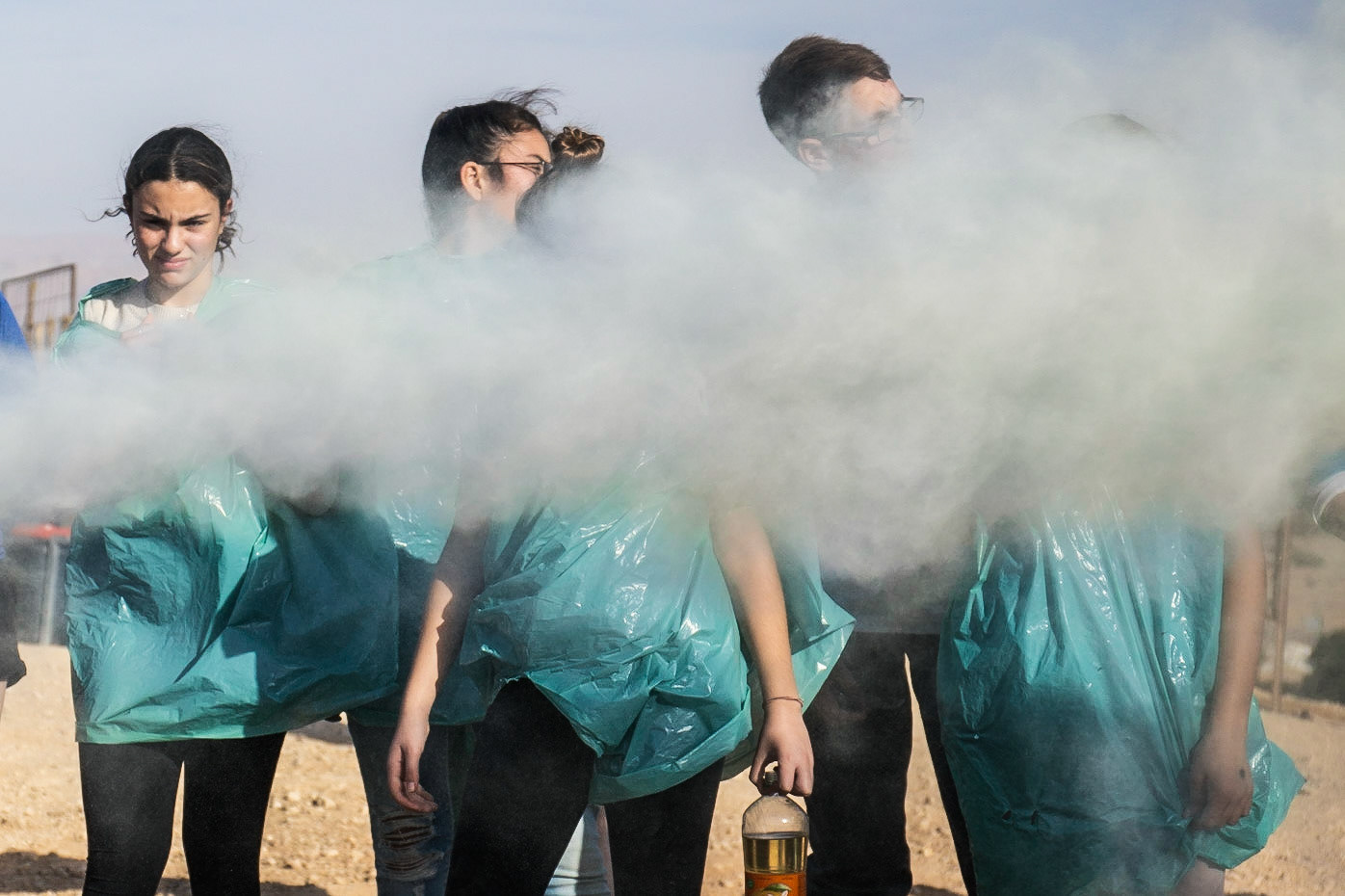The kids face a smoke-screen