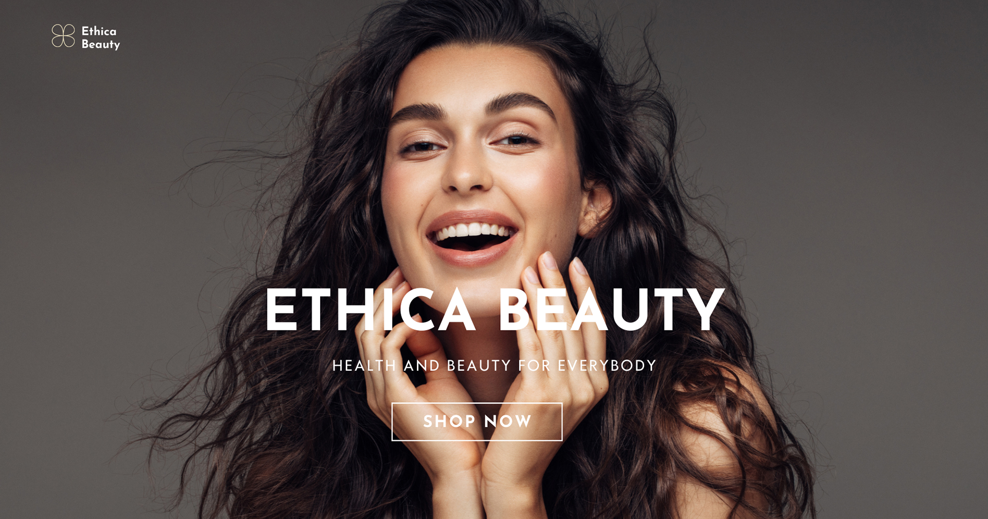 Landing Page of Beauty Website