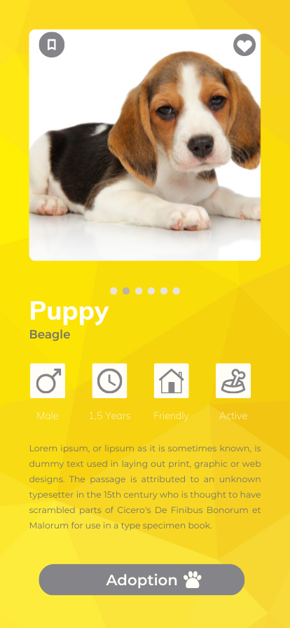 Dog Adoption App Page 2