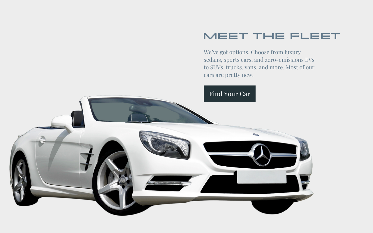 Car Rental Web Design Layout Page 4