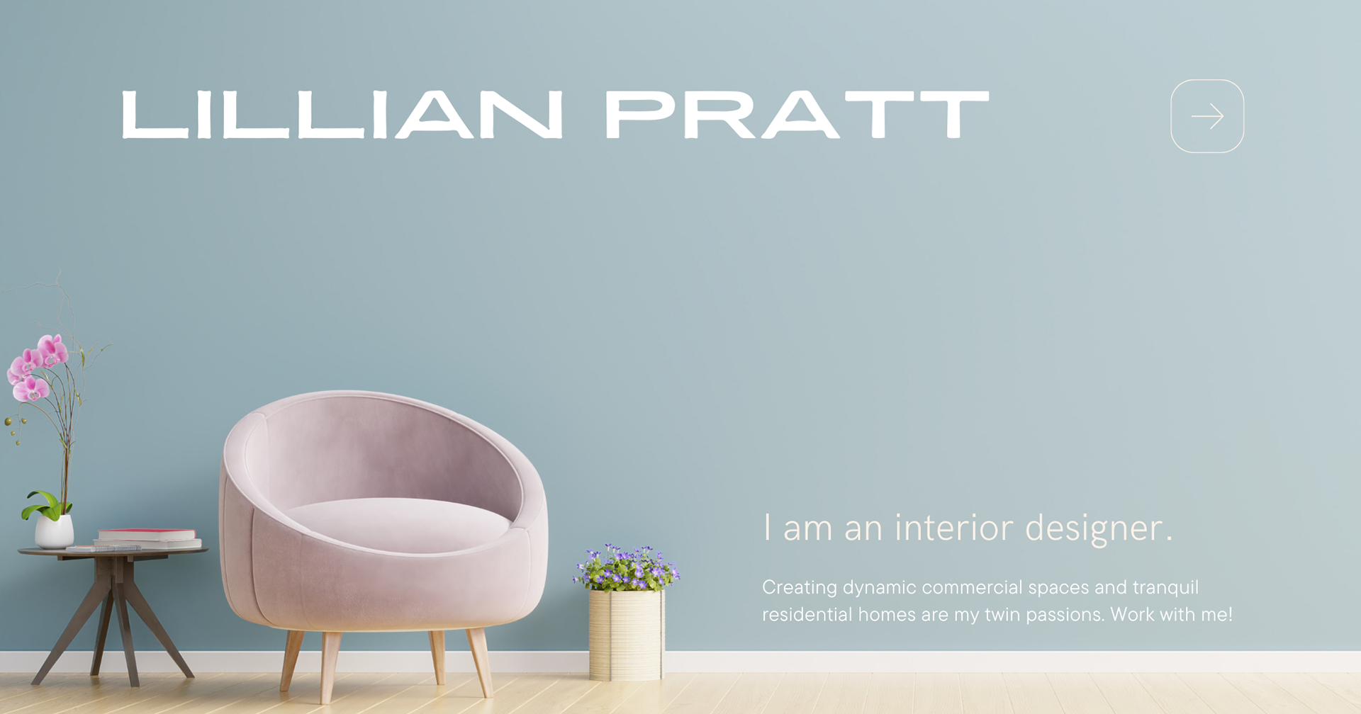 Interior Design Portfolio Page 1
