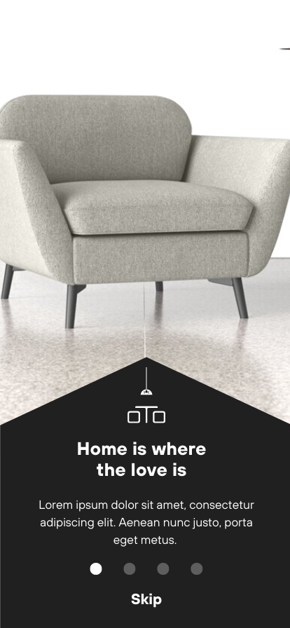 Furniture Store UI Design Page 1