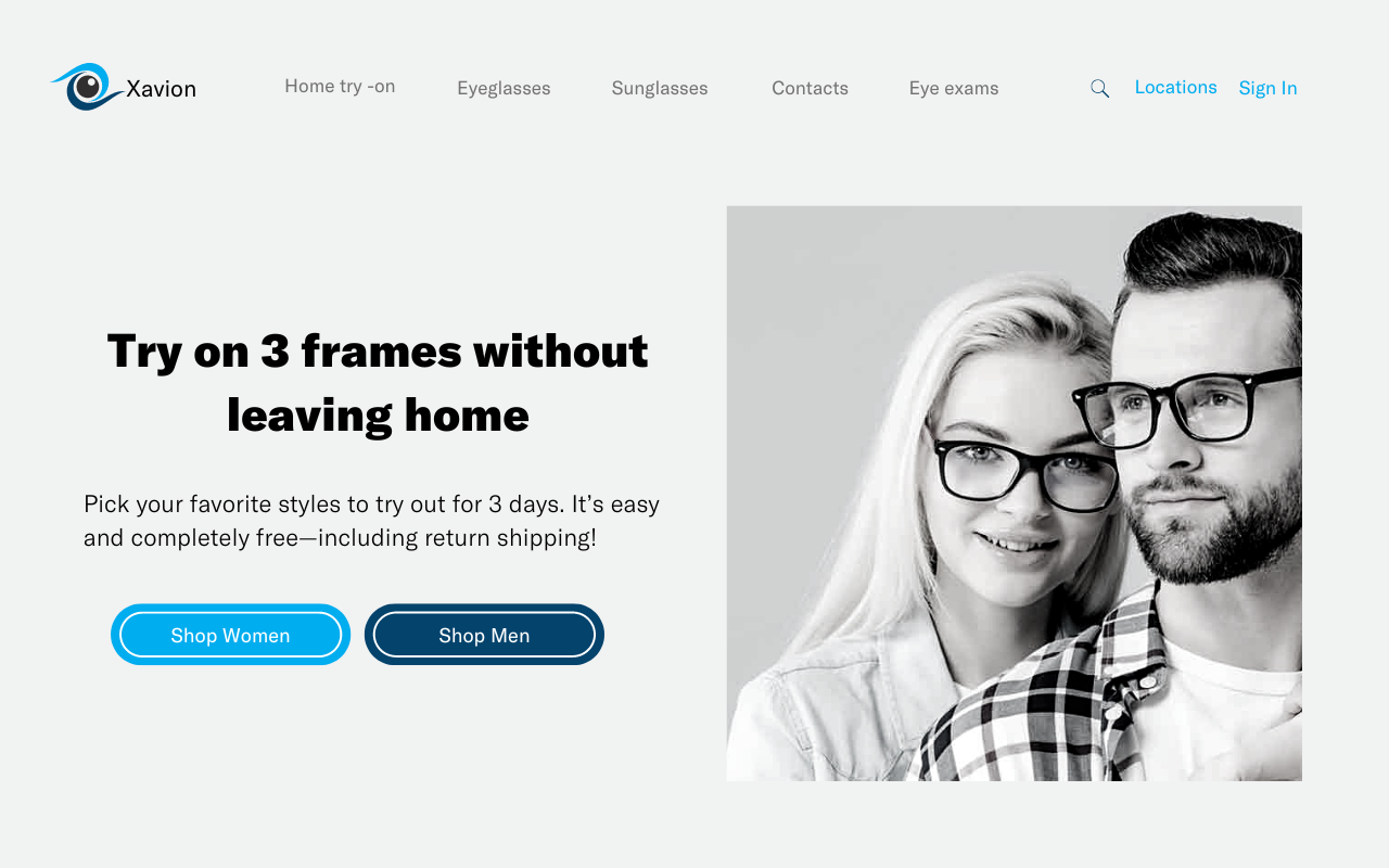 Ecommerce Home Screen Landing Page 1