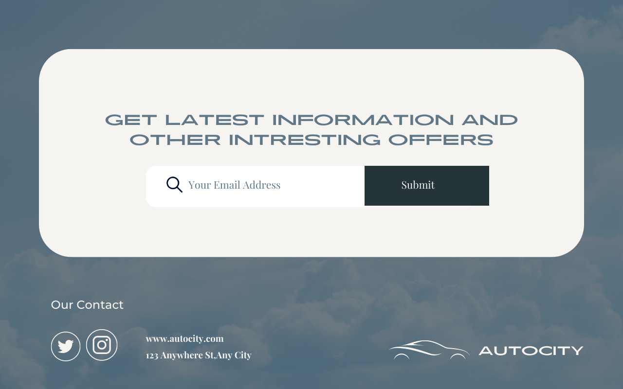 Car Rental Web Design Layout Page 6