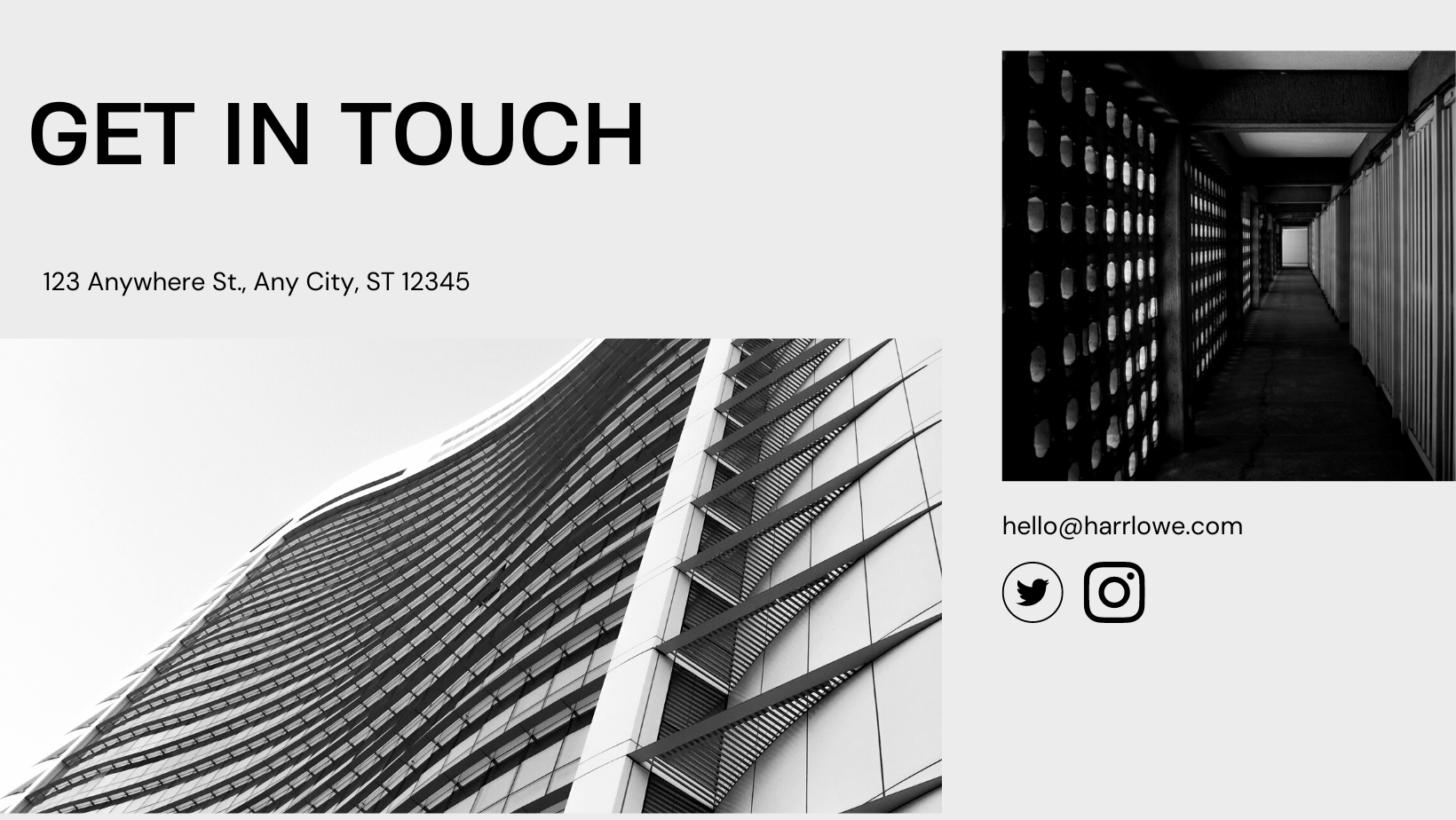 Photographer Web Design Page 5