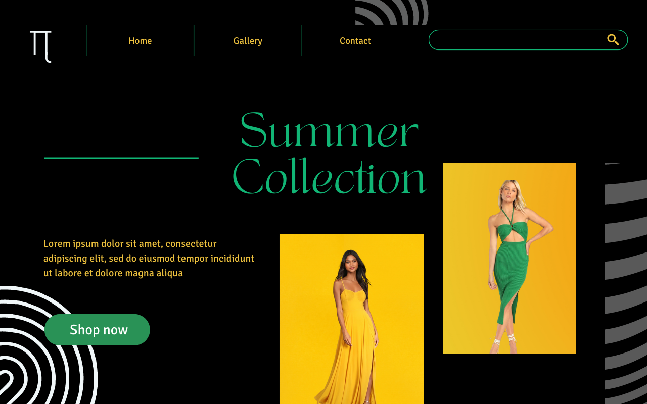 Ecommerce Landing page 2