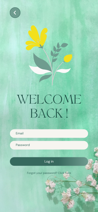 Minimal Create an Account Mobile Prototype Page 2