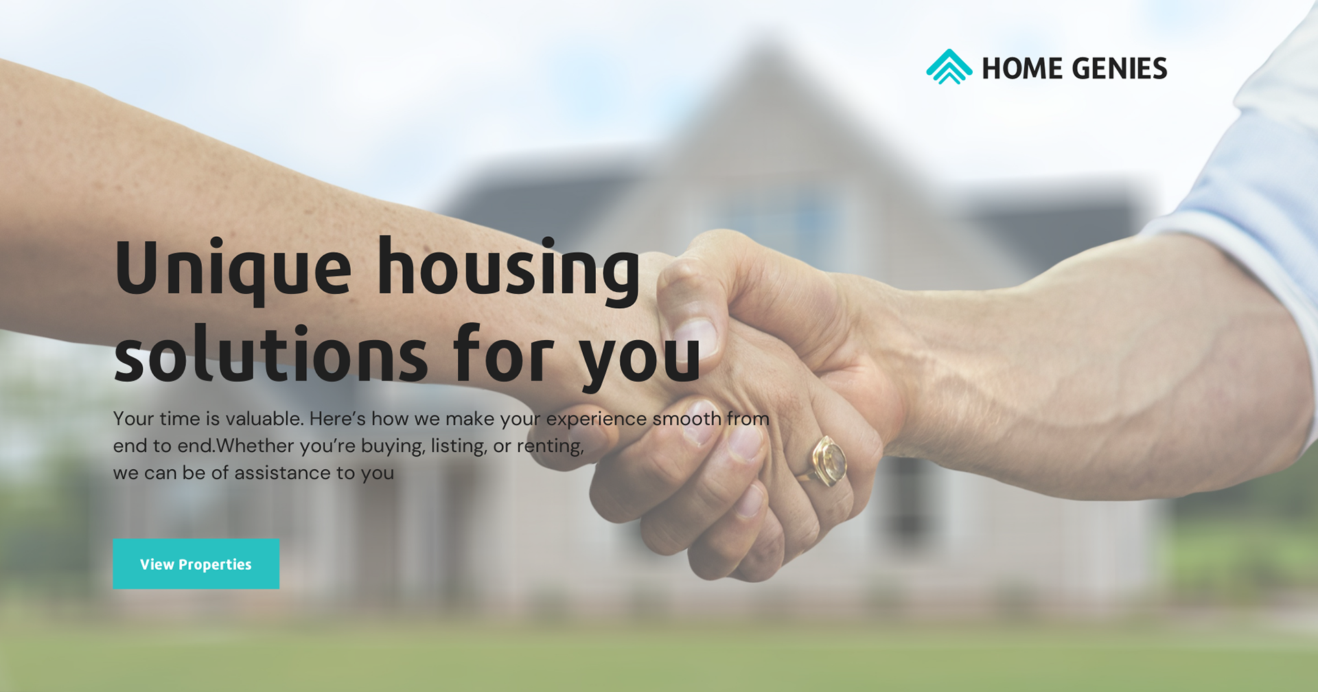 Page 1 of Real Estate Website