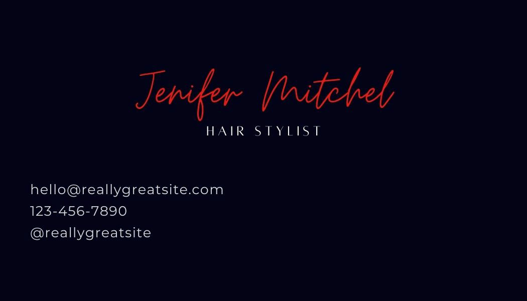 Business Card, part 2