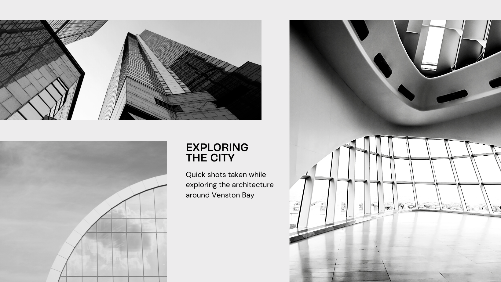 Photographer Web Design Page 4