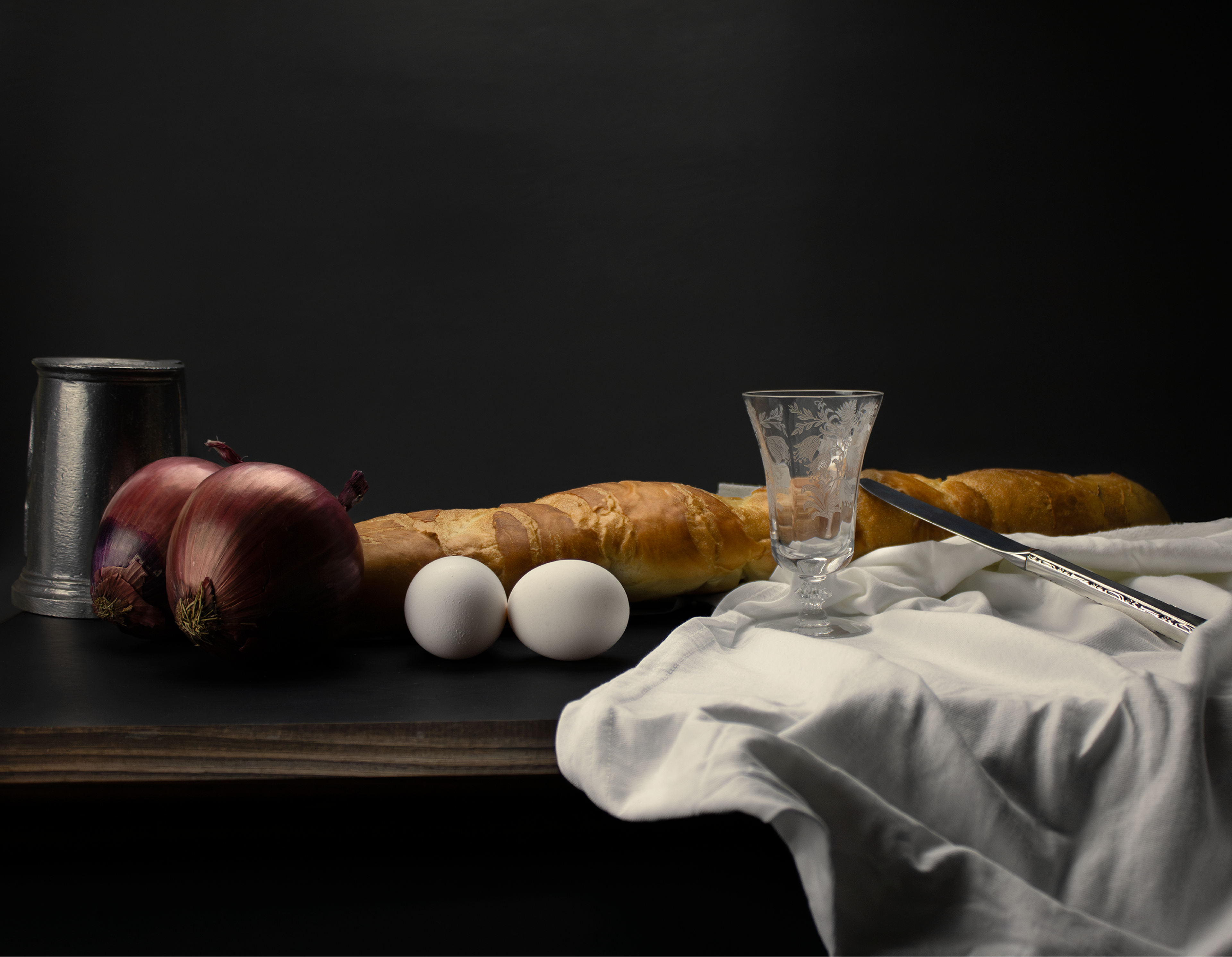 My photographic re-creation of the still life