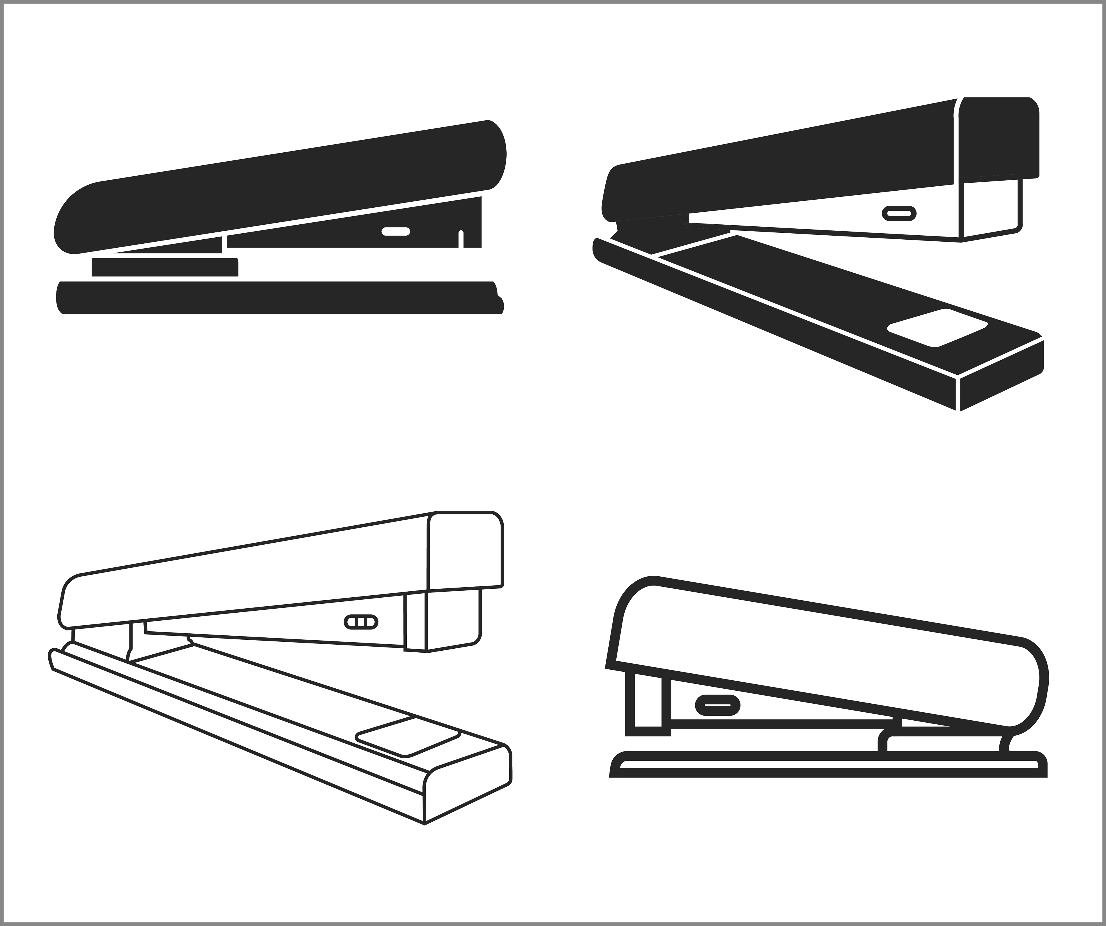 four icon prototypes