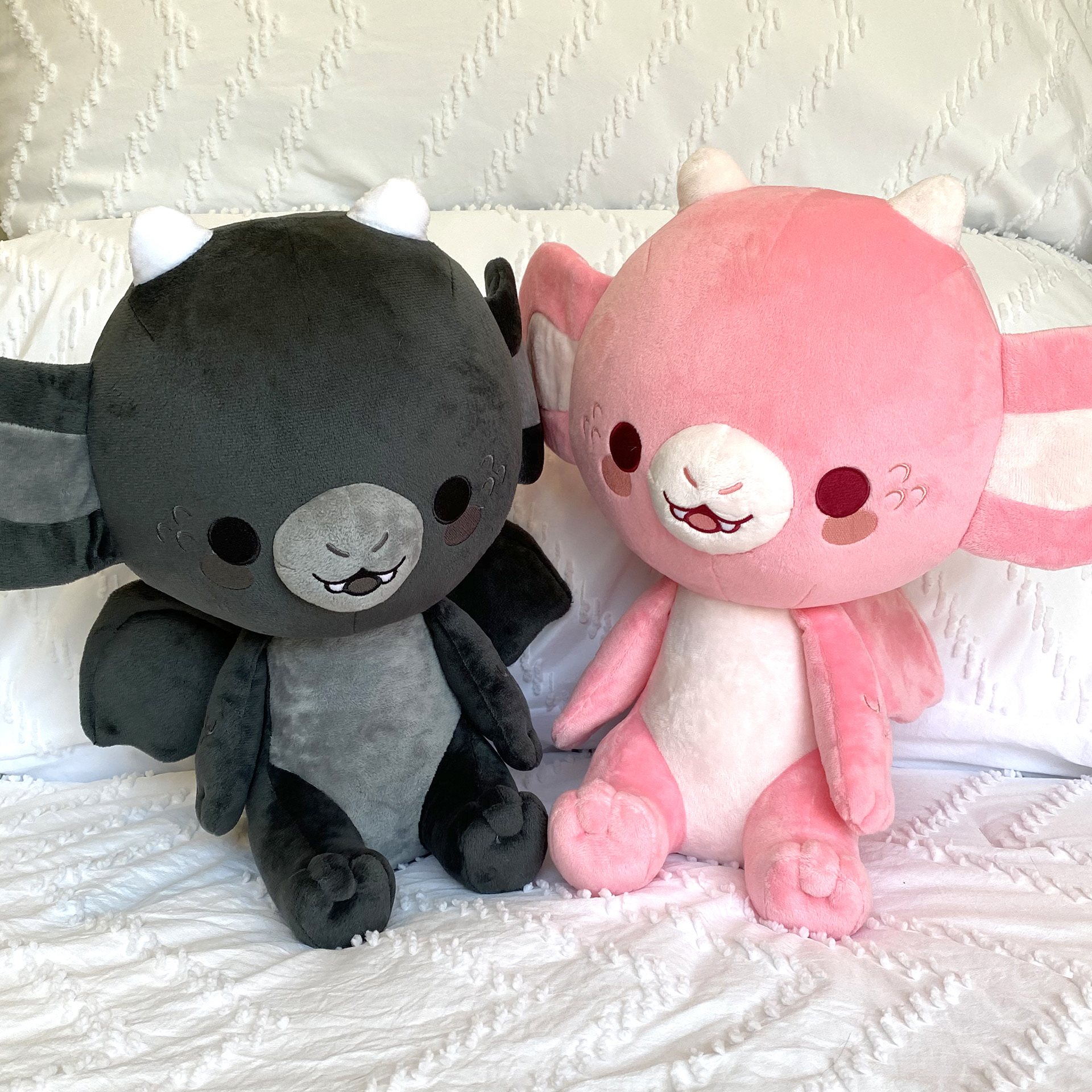Ink and Blush Dragon Plush