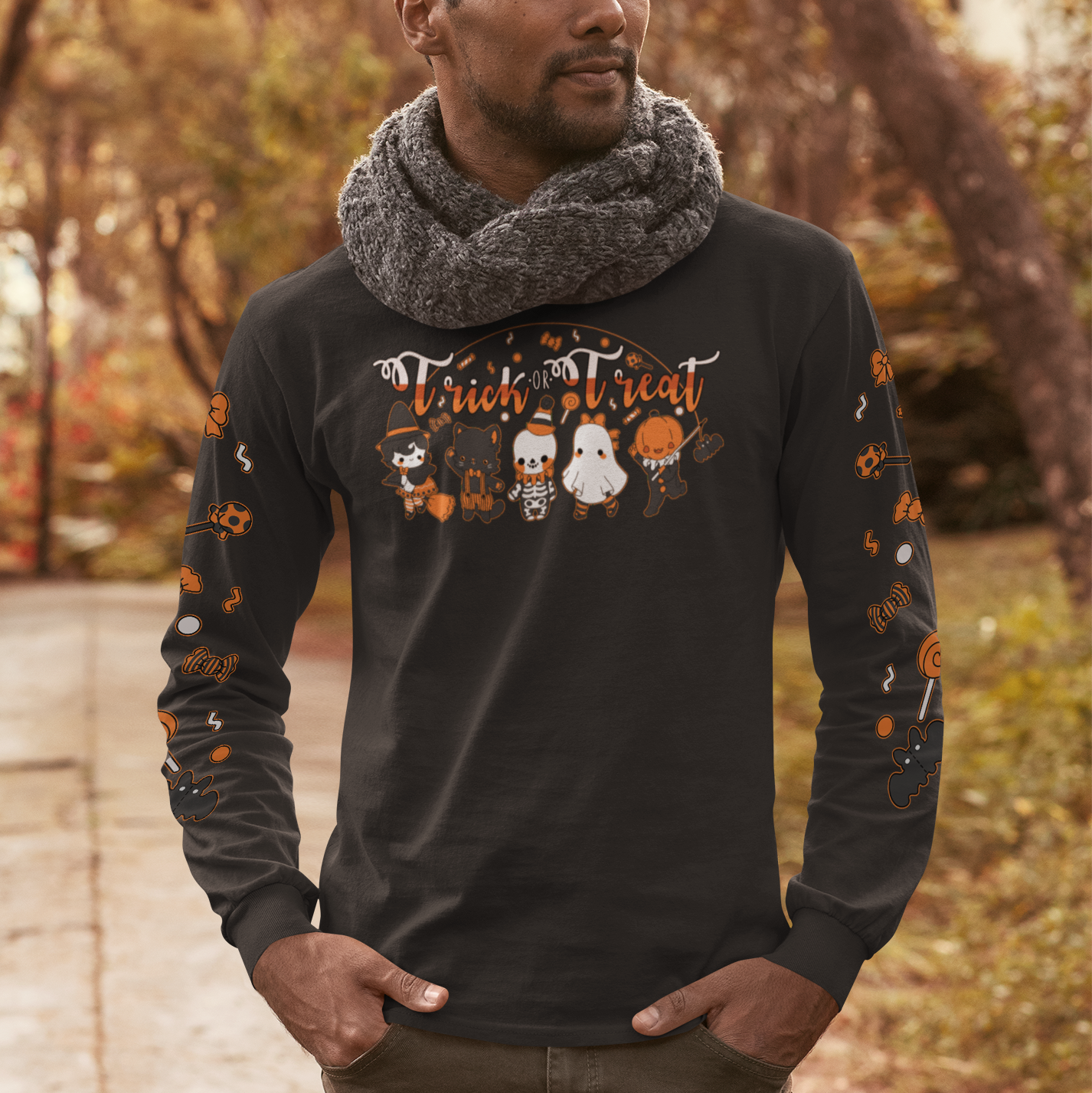 Vintage Halloween Long Sleeve TShirt